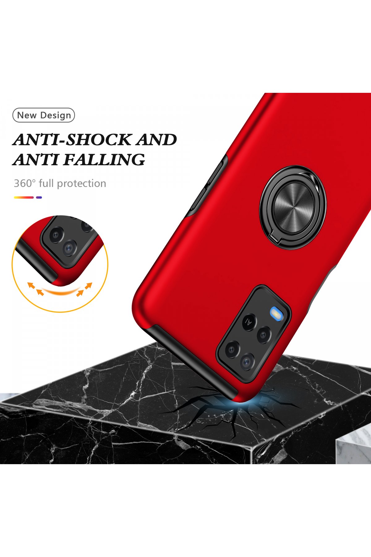 Newface Oppo A54 4G Kılıf Deluxe 2mm Şeffaf Silikon - Şeffaf