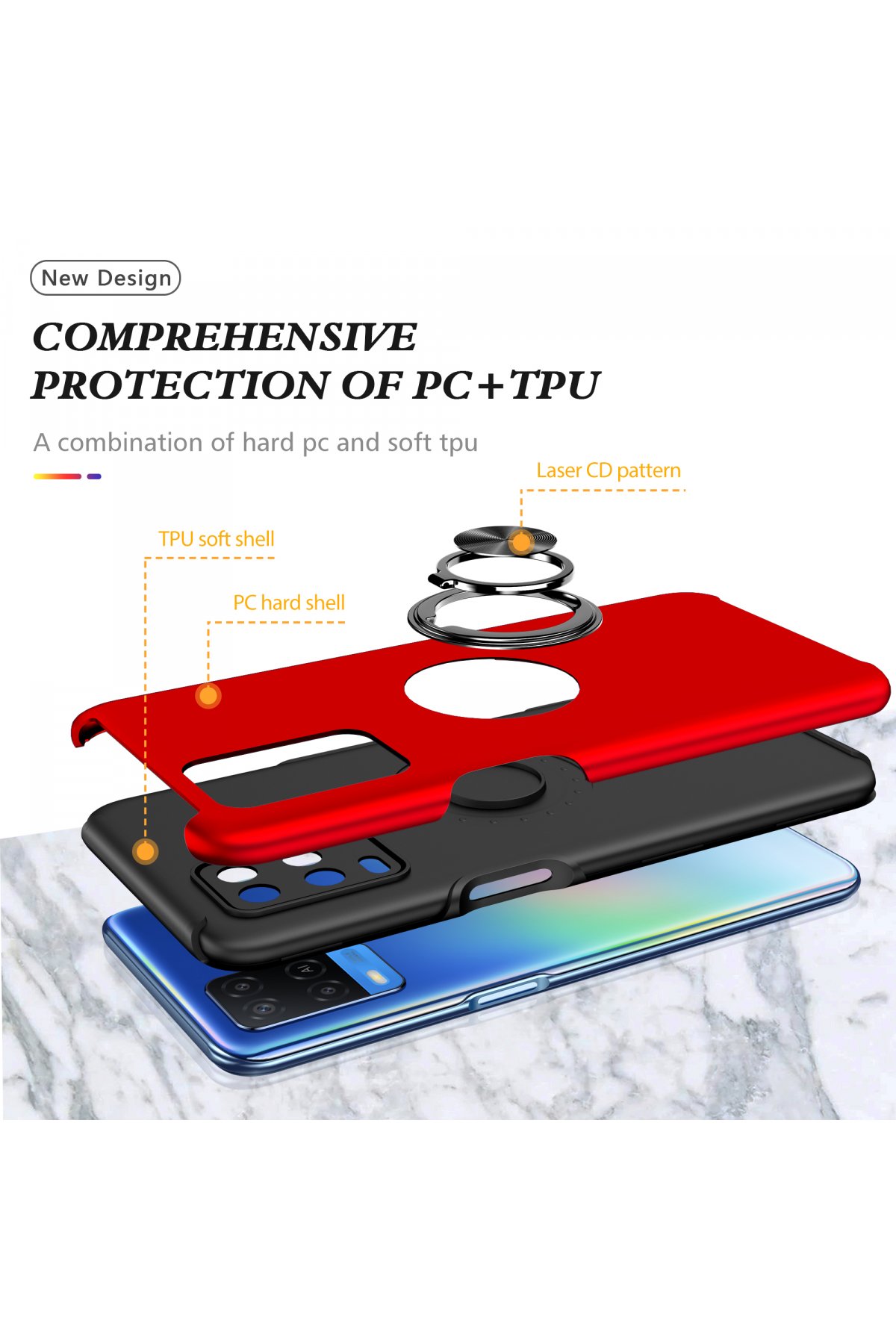 Newface Oppo A54 4G Kılıf Deluxe 2mm Şeffaf Silikon - Şeffaf