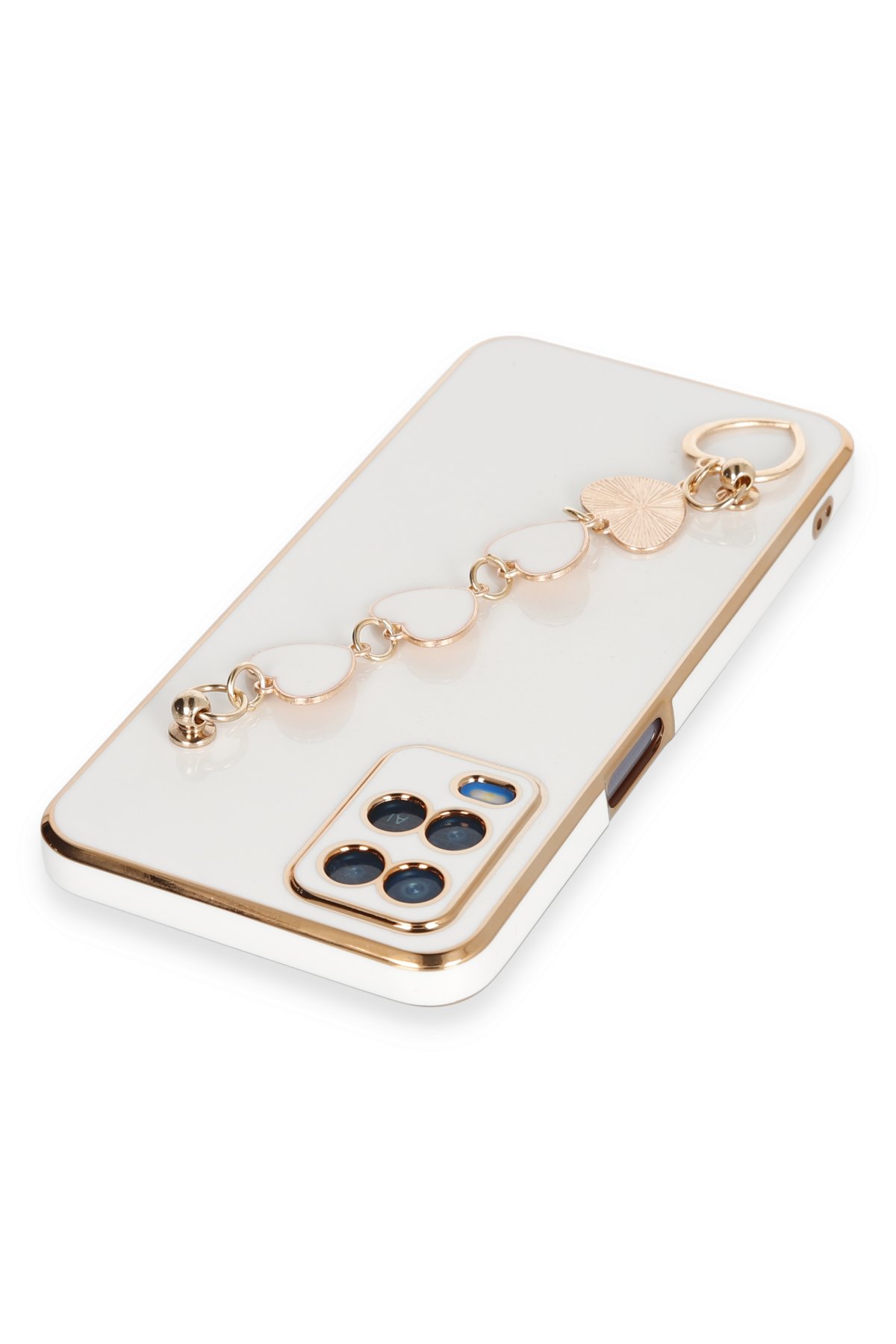 Newface Oppo A54 4G Kılıf Miami Şeffaf Silikon - Koyu Yeşil