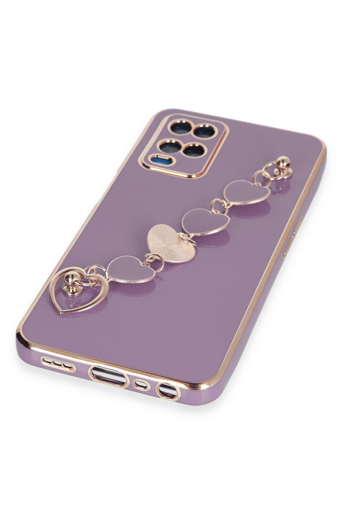 Newface Oppo A54 4G Kılıf Montreal Yüzüklü Silikon Kapak - Siyah