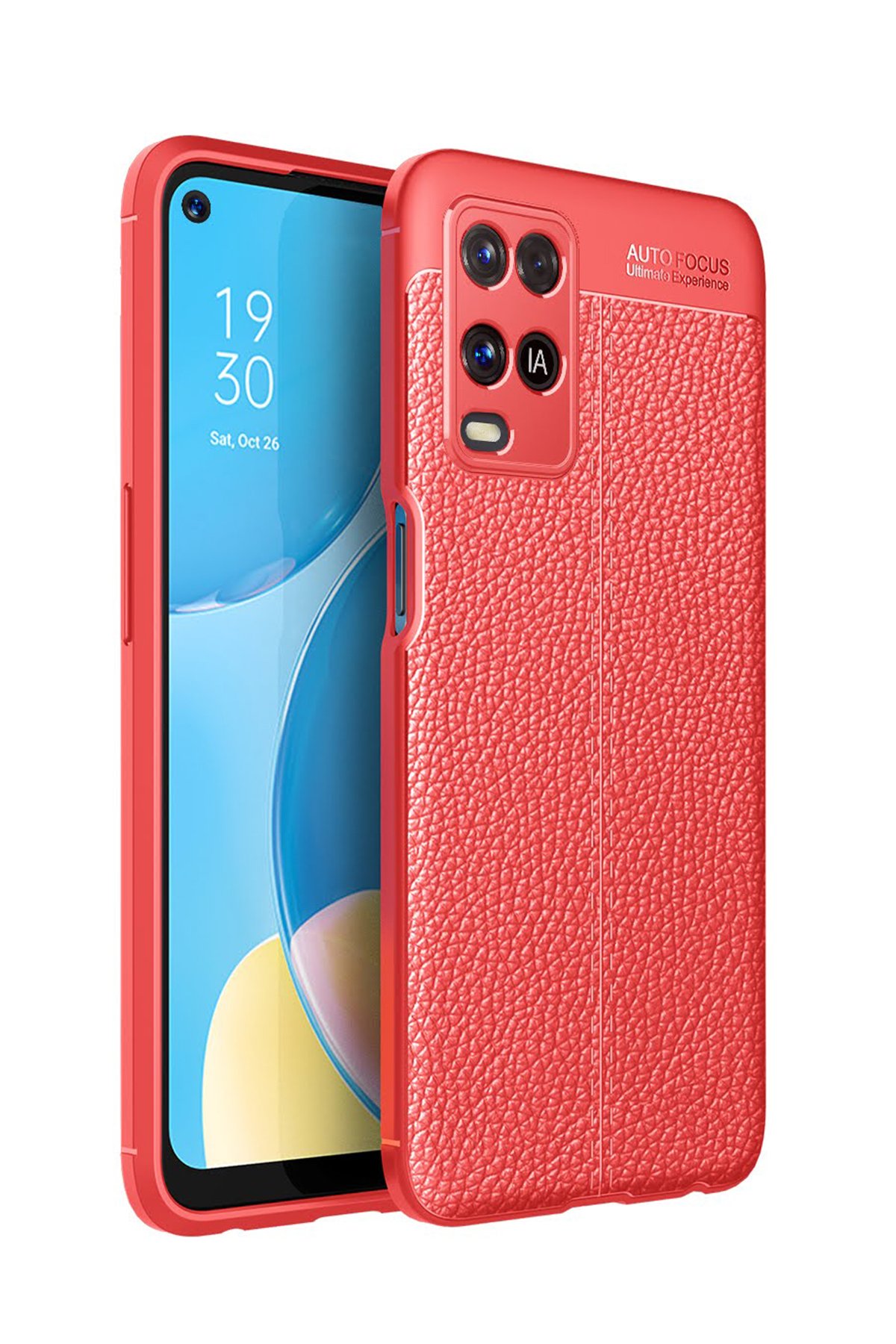 Newface Oppo A54 4G Kılıf Volet Silikon - Mor