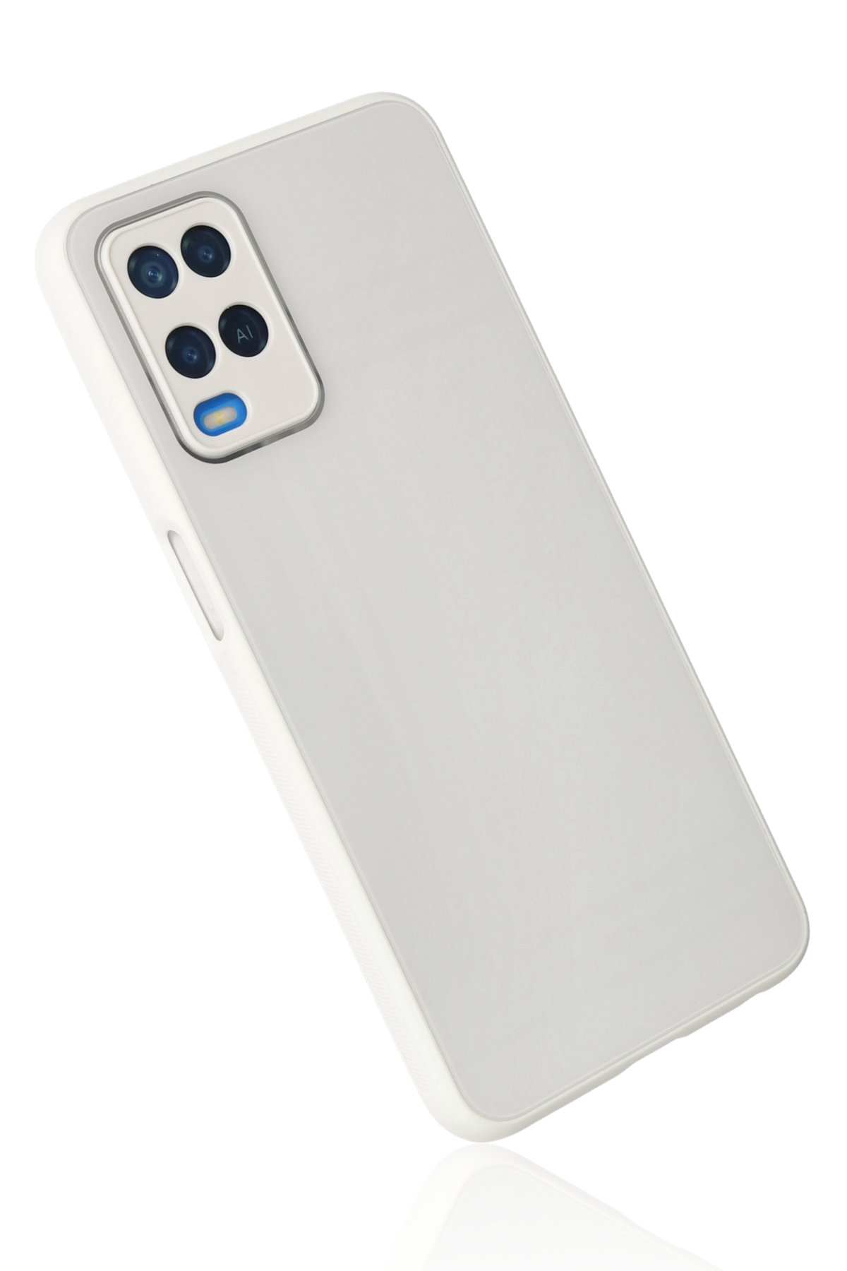 Newface Oppo A54 4G Kılıf Volet Silikon - Beyaz