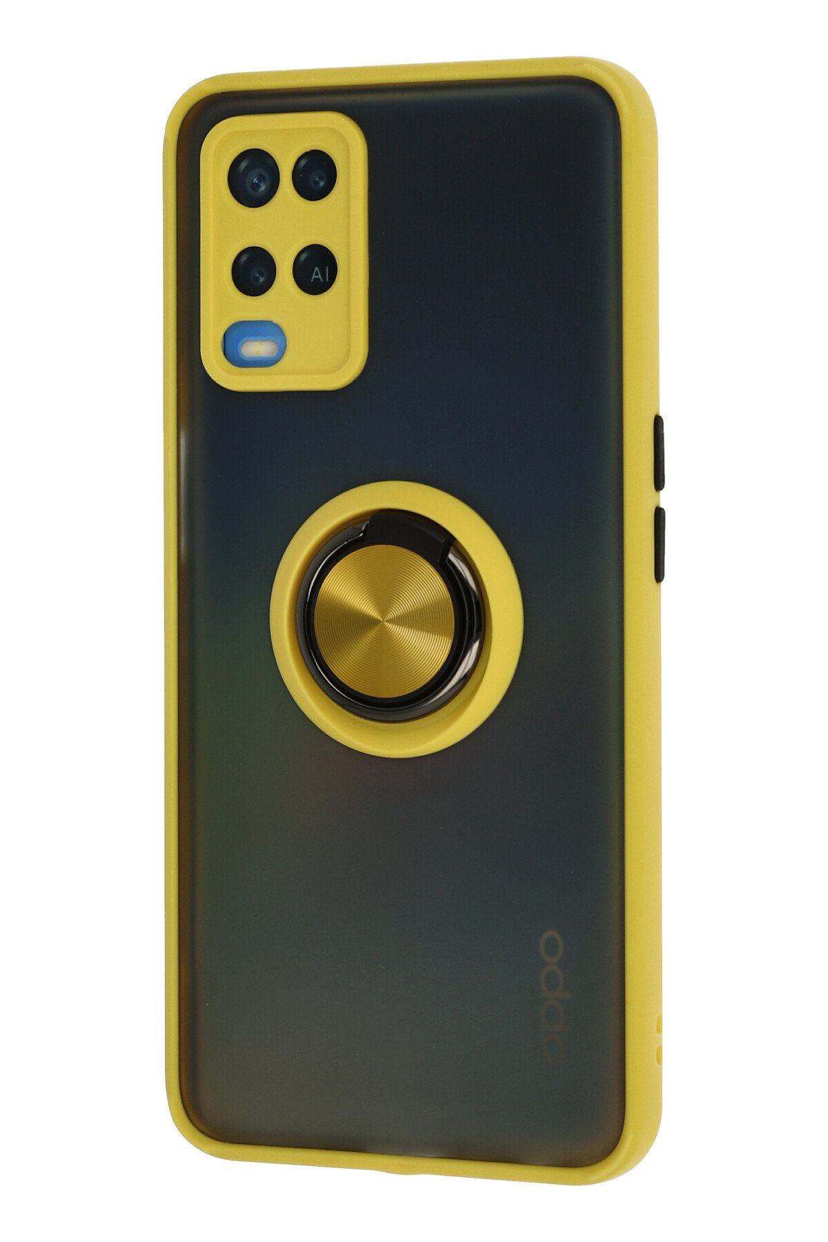 Newface Oppo A54 4G Kılıf Auto Focus Karbon Kapak - Siyah