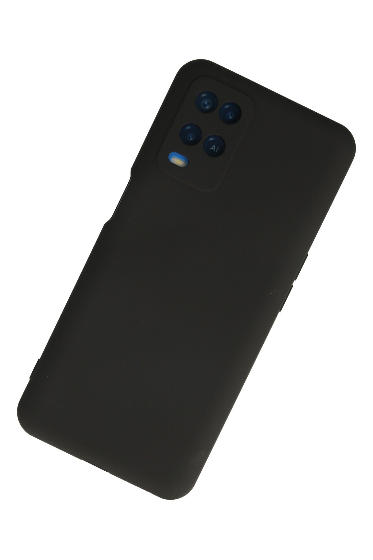 Newface Oppo A54 4G Kılıf Lansman Glass Kapak - Siyah