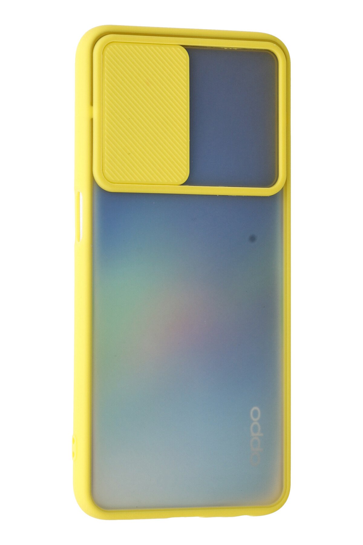 Newface Oppo A54 4G Kılıf Miami Şeffaf Silikon - Koyu Yeşil