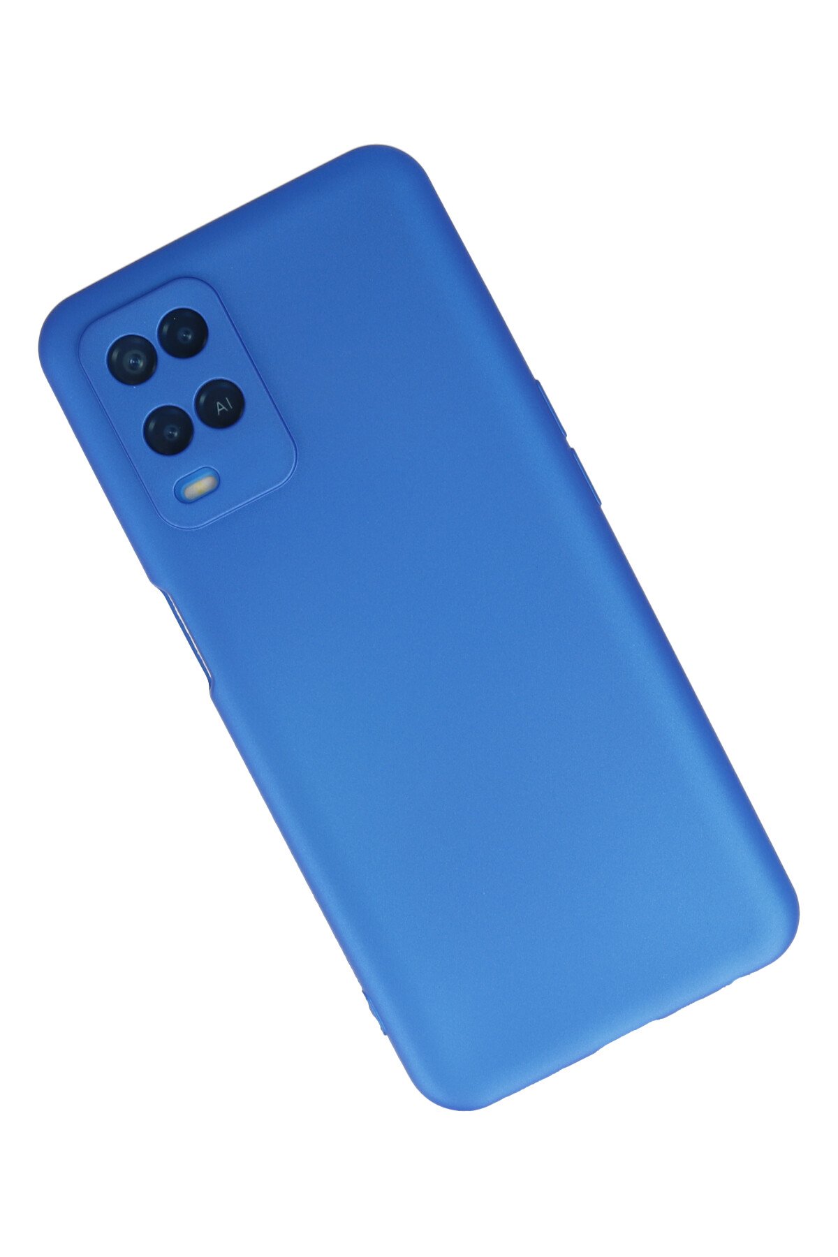 Newface Oppo A54 4G Kılıf Color Lens Silikon - Lacivert
