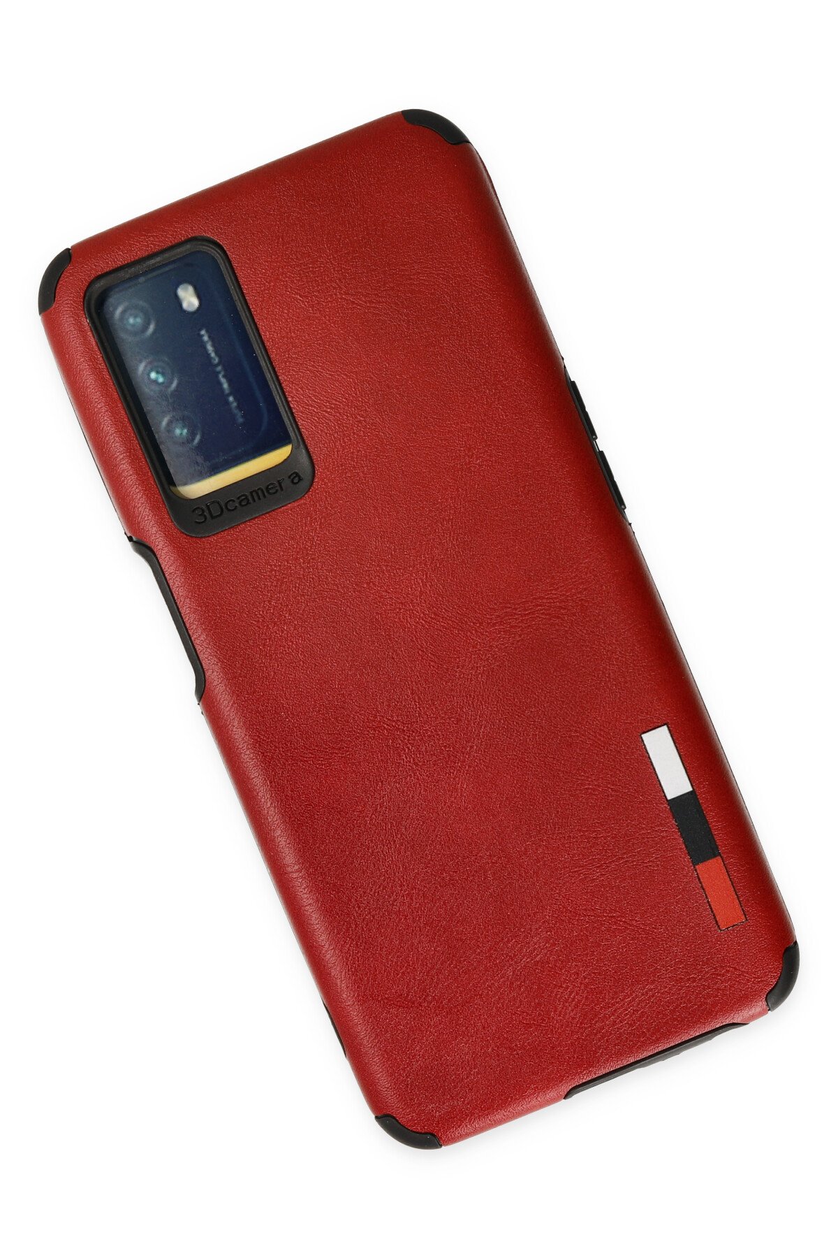 Newface Oppo A55 Kılıf Volet Silikon - Kırmızı
