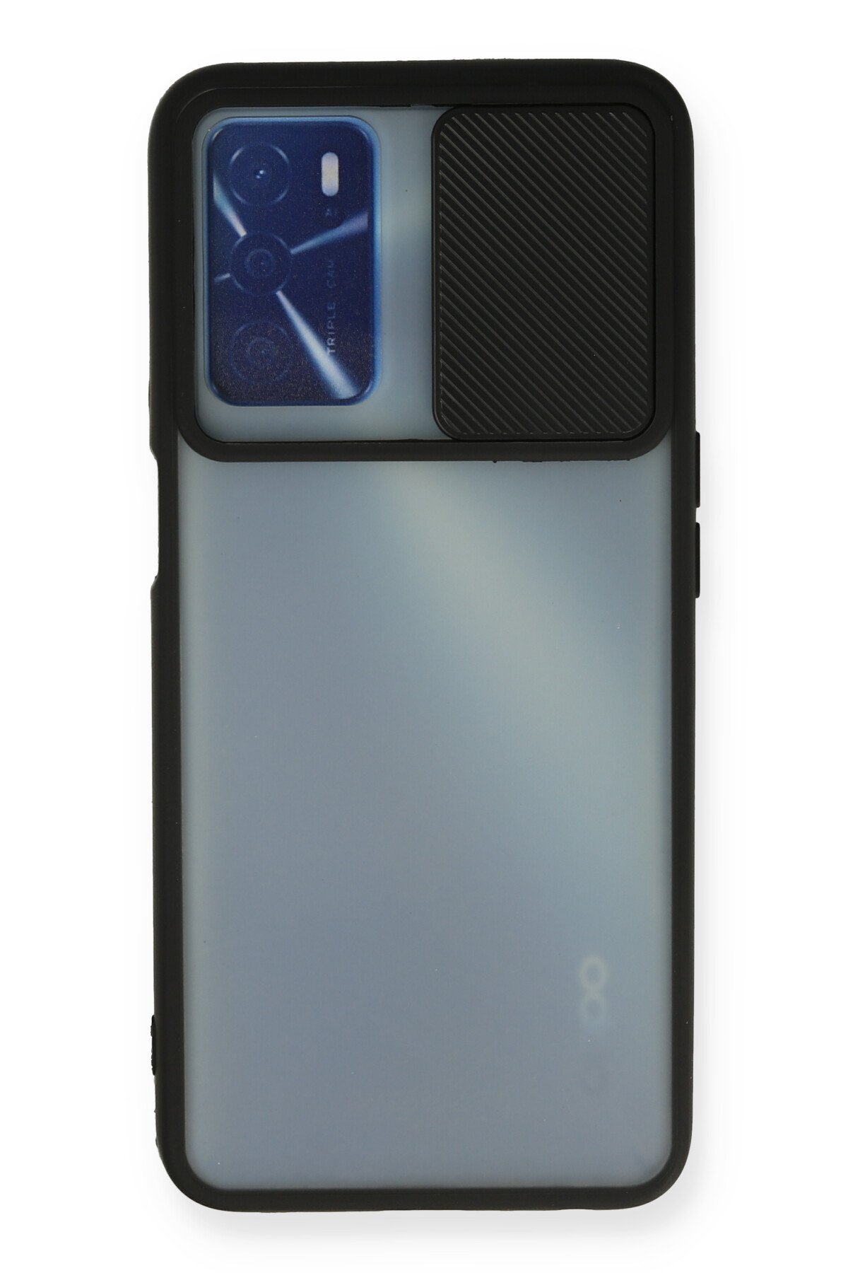 Newface Oppo A55 Kılıf Volet Silikon - Beyaz