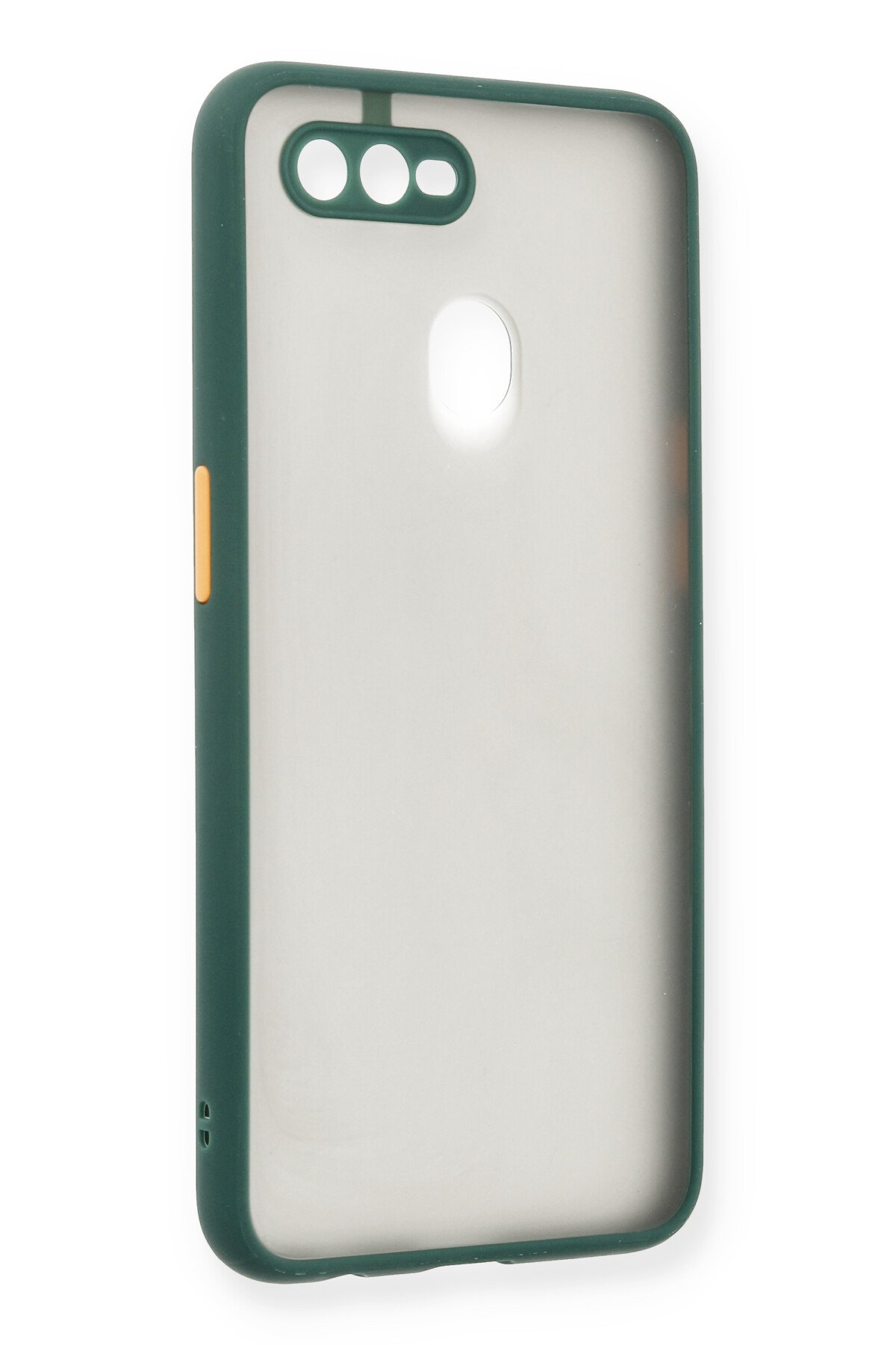 Newface Oppo AX7 Kılıf Gros Yüzüklü Silikon - Yeşil