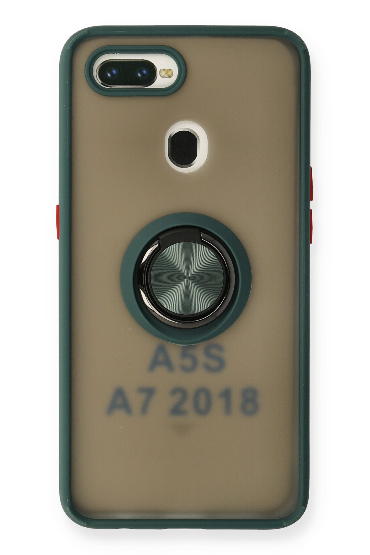 Newface Oppo A5S Kılıf Gros Yüzüklü Silikon - Gümüş