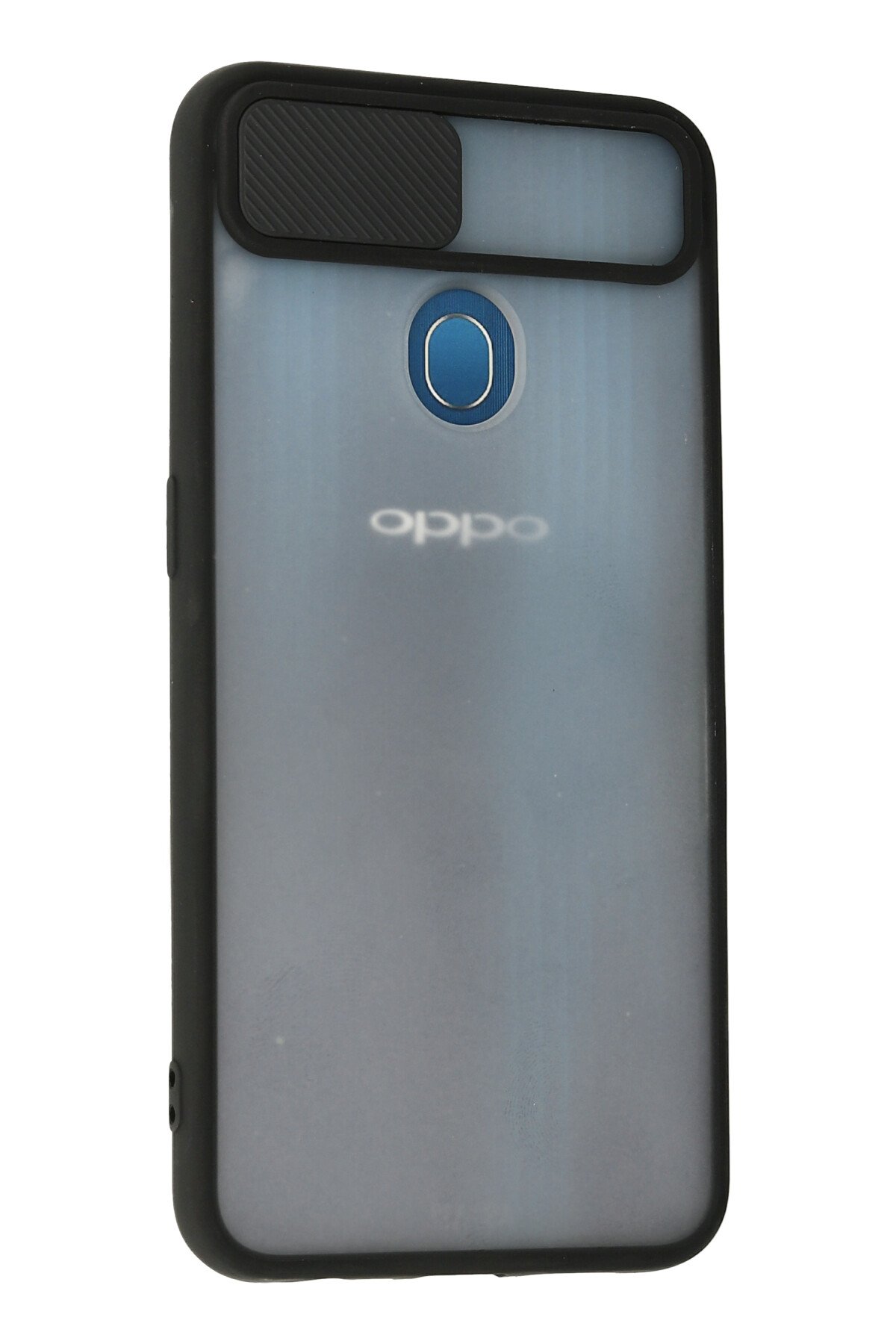 Newface Oppo A5S Kılıf Montreal Silikon Kapak - Siyah