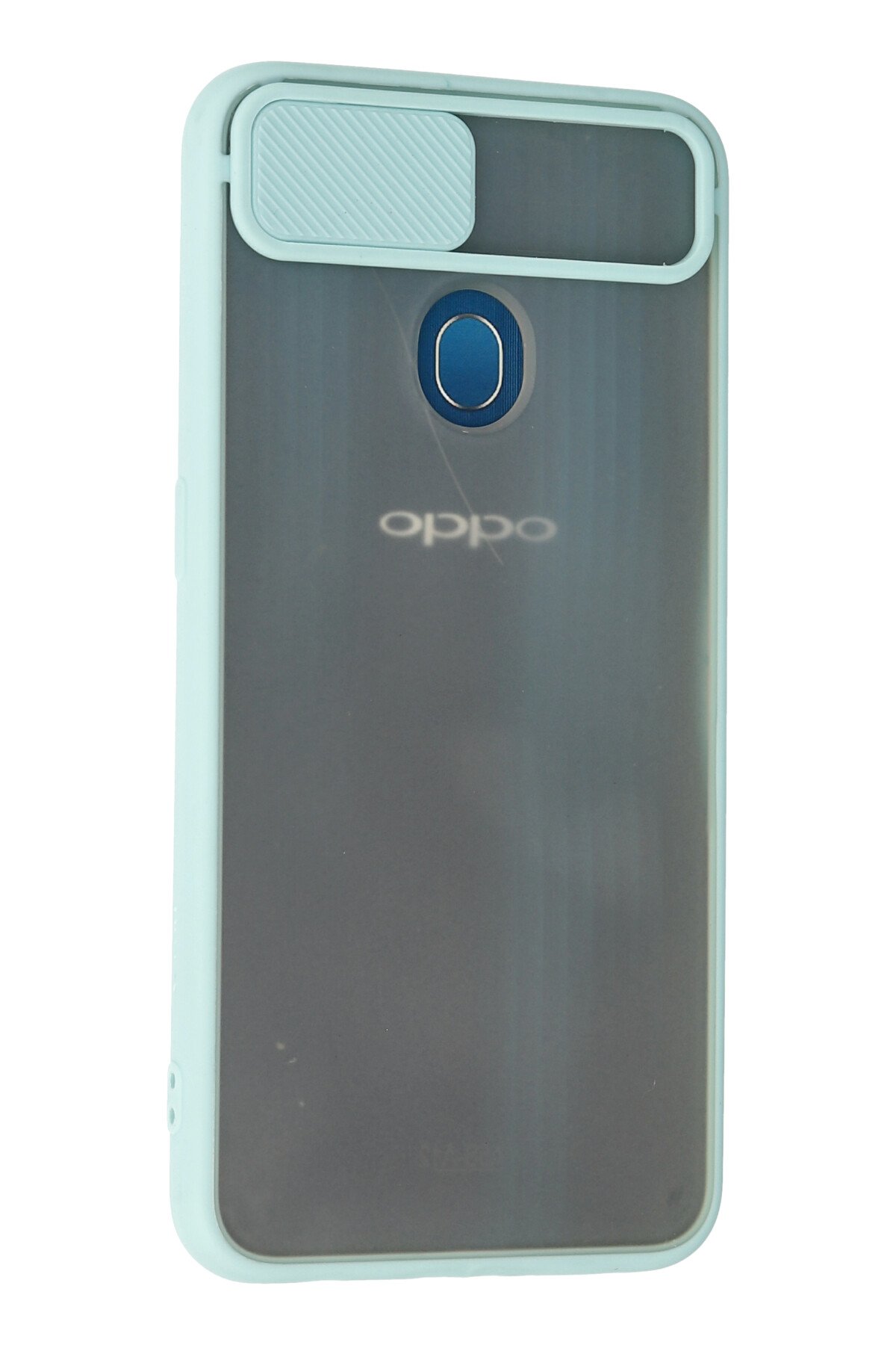 Newface Oppo A5S Kılıf Lüx Şeffaf Silikon - Şeffaf
