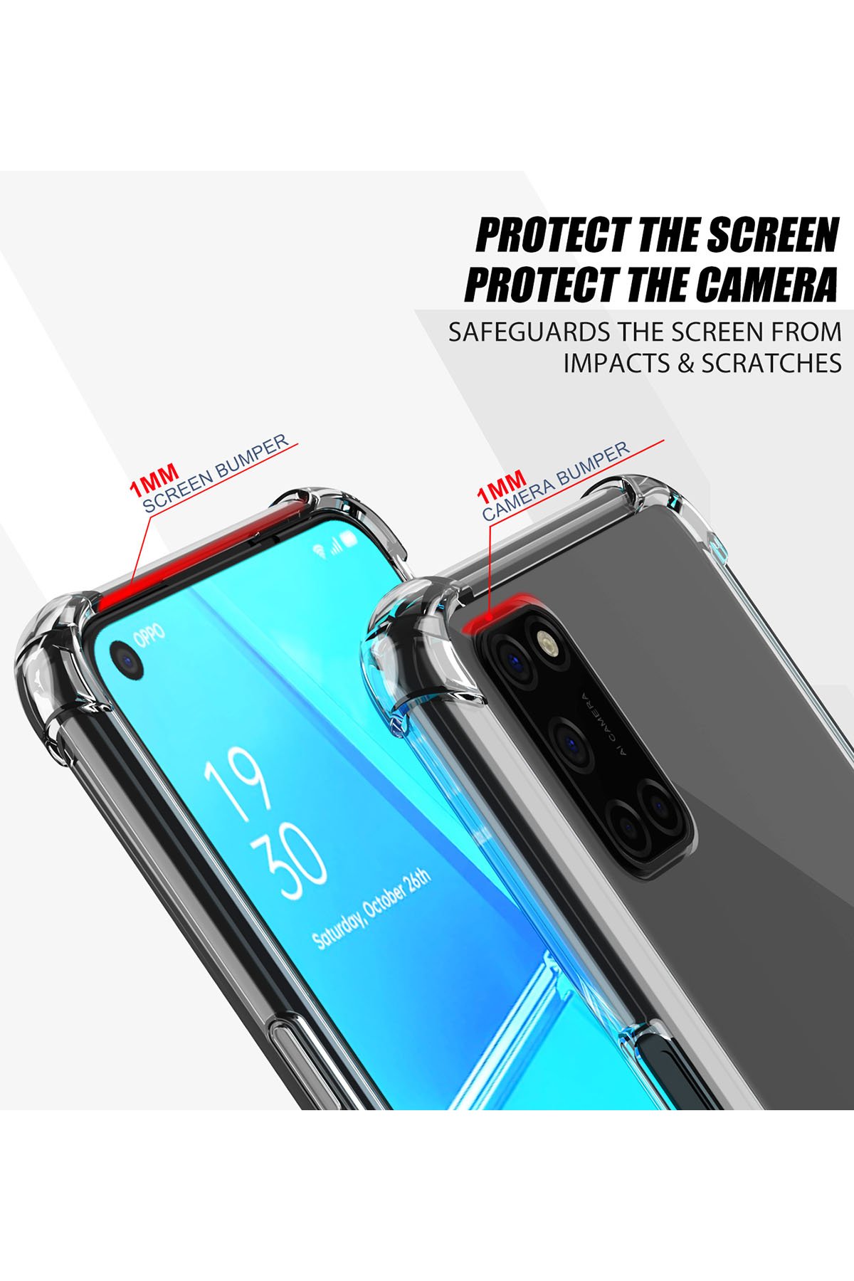 Newface Oppo A72 Kılıf Trend S Plus Kapaklı Kılıf - Kırmızı