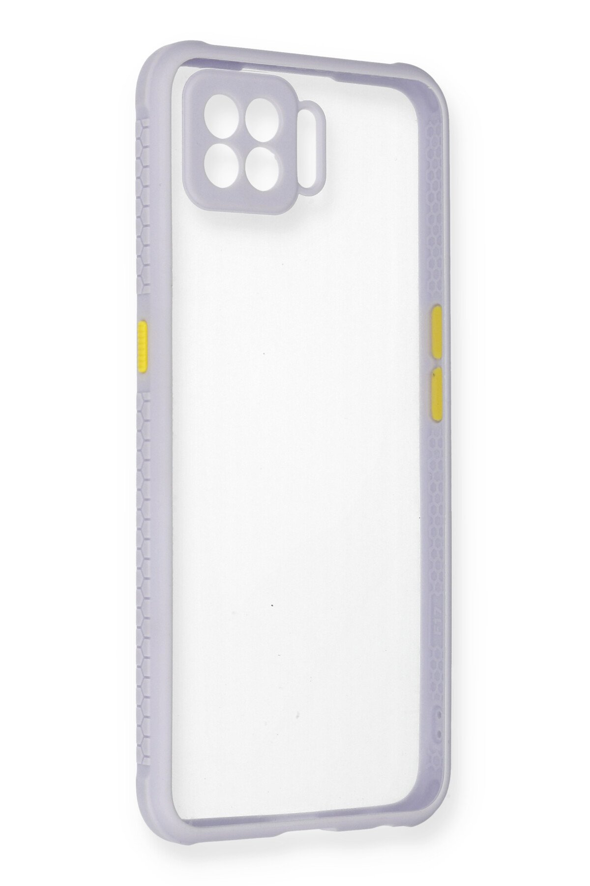 Newface Oppo A73 Kılıf Nano içi Kadife Silikon - Gri