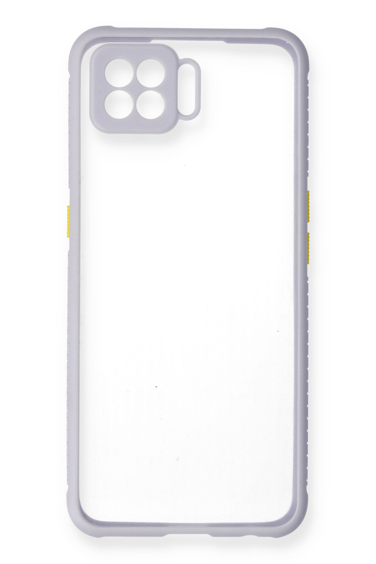 Newface Oppo A73 Kılıf Nano içi Kadife Silikon - Gri