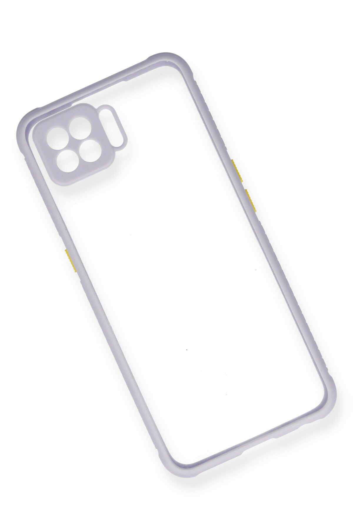 Newface Oppo A73 Kılıf Nano içi Kadife Silikon - Gri