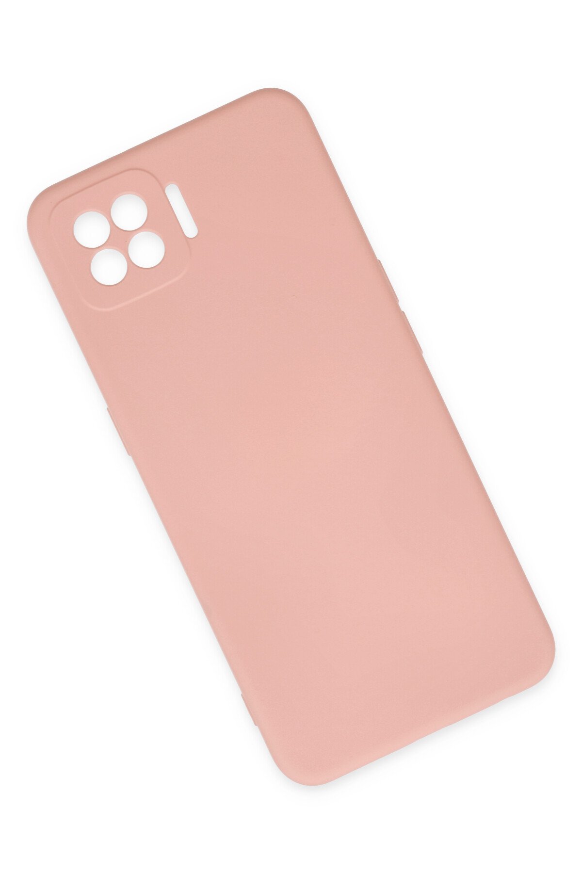 Newface Oppo A73 Kılıf Platin Silikon - Pembe
