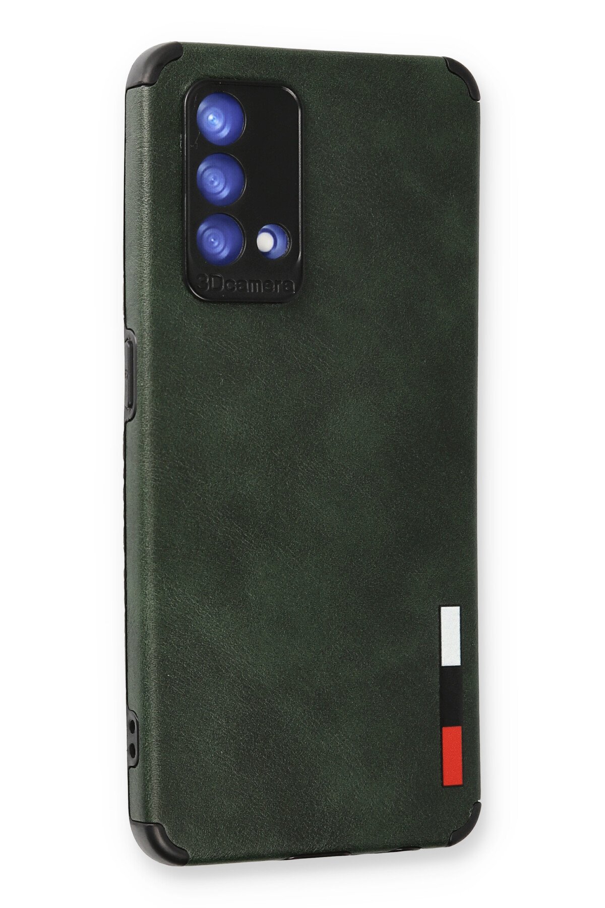 Newface Oppo A74 4G Kılıf Sofya Yüzüklü Silikon Kapak - Siyah