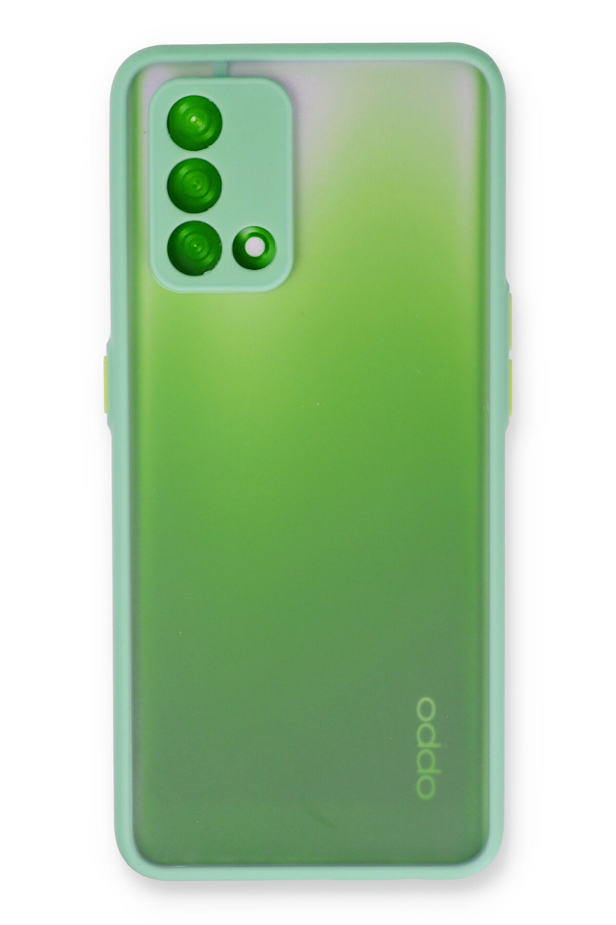Newface Oppo A74 4G Kılıf Nano içi Kadife Silikon - Turuncu