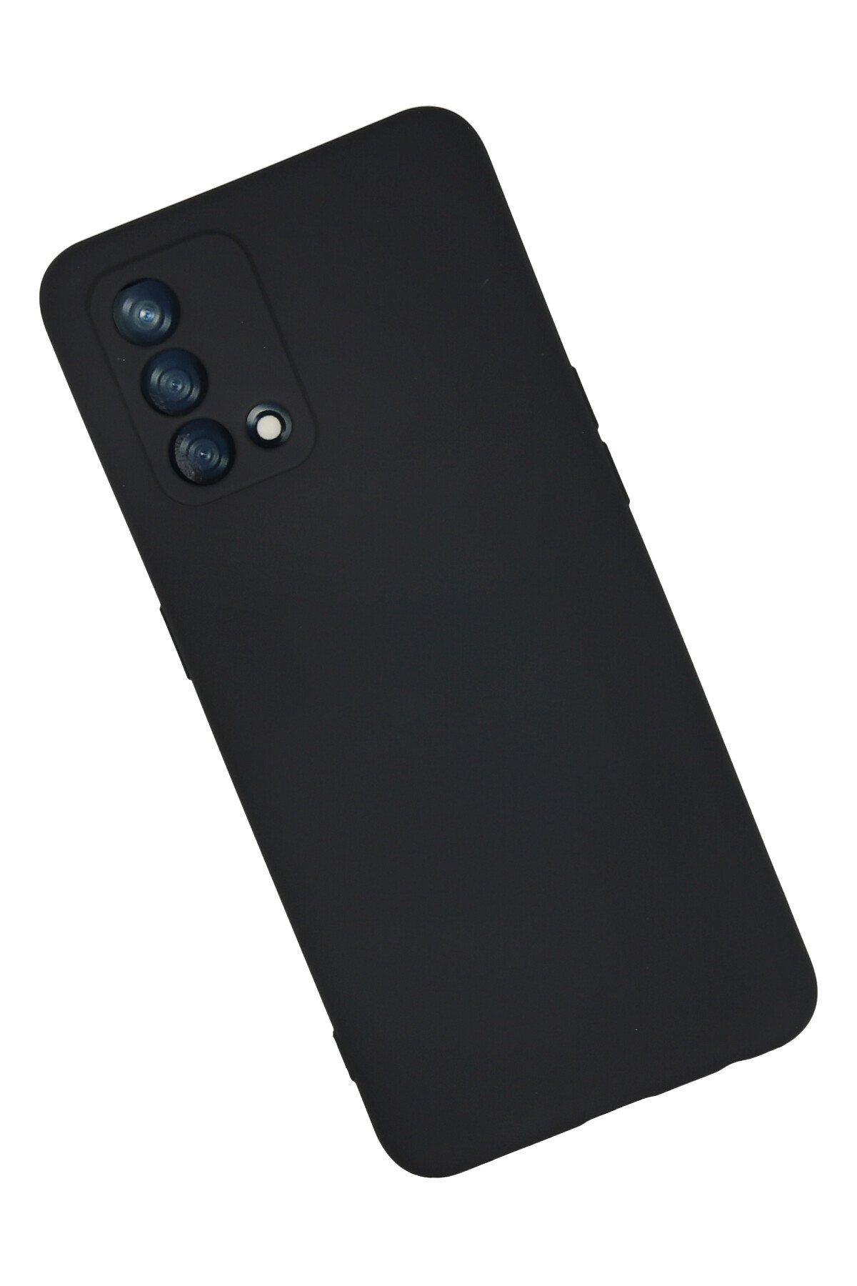 Newface Oppo A74 4G Kılıf Palm Buzlu Kamera Sürgülü Silikon - Siyah