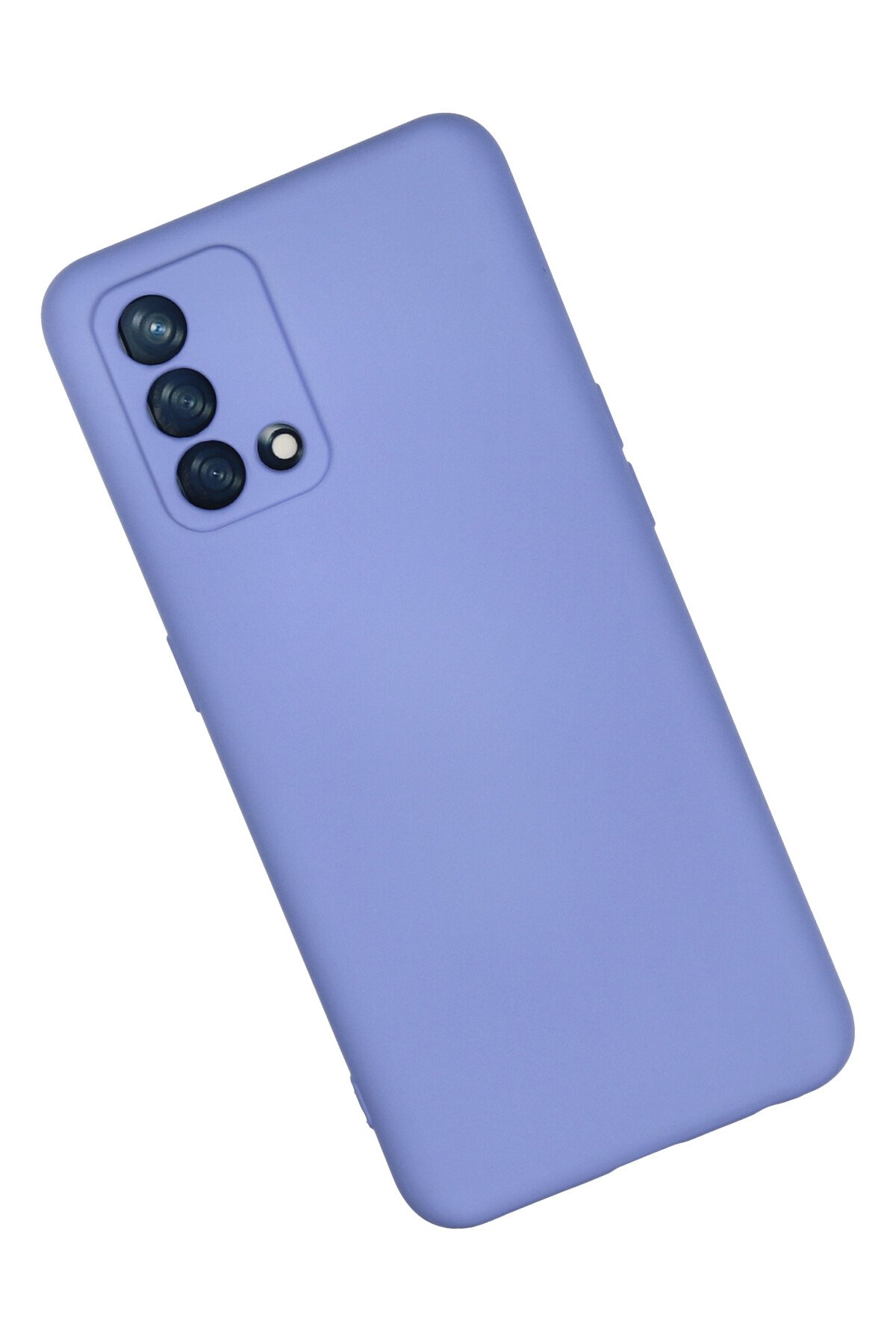 Newface Oppo A74 4G Kılıf Sofya Yüzüklü Silikon Kapak - Rose