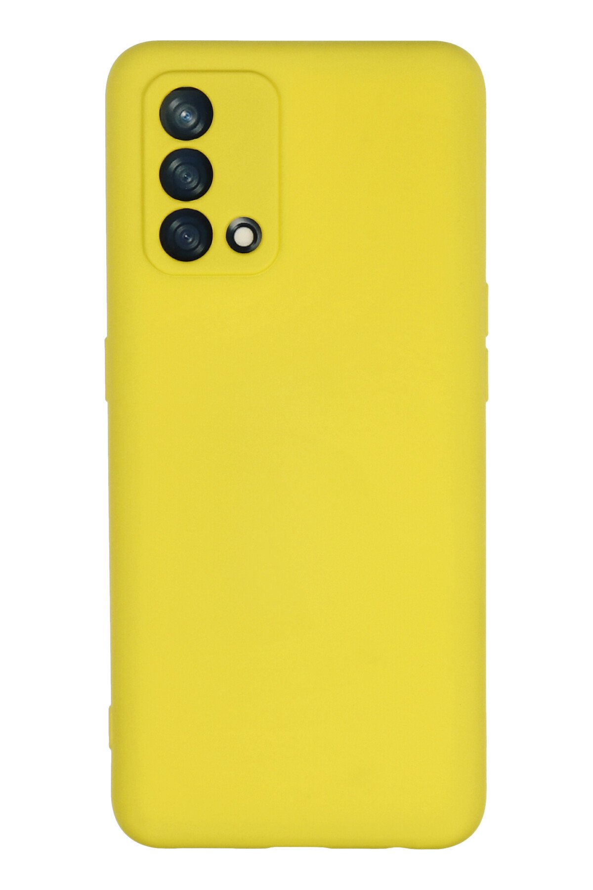 Newface Oppo A74 4G Kılıf Montreal Yüzüklü Silikon Kapak - Siyah