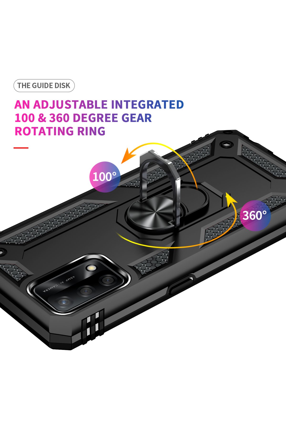 Newface Oppo A74 4G Kılıf Nano içi Kadife Silikon - Turuncu