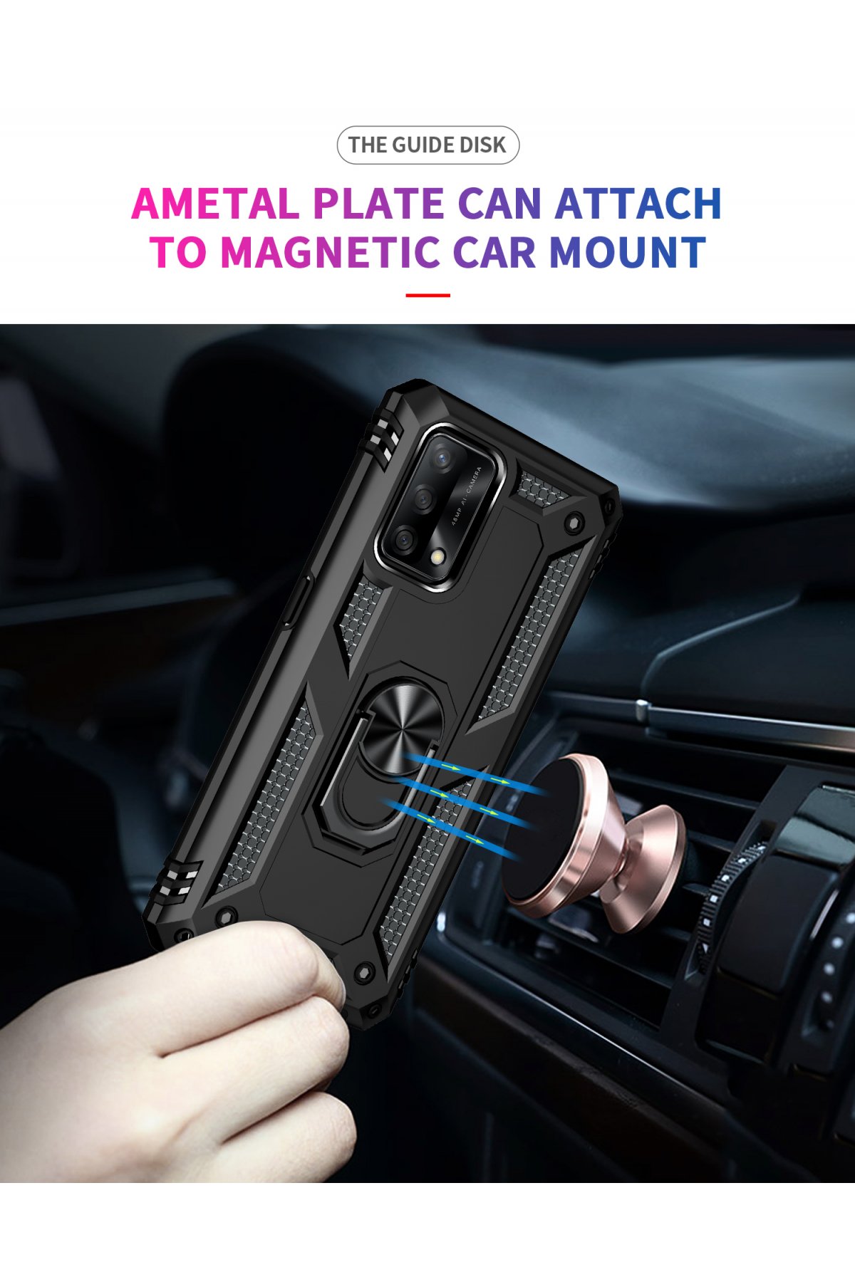 Newface Oppo A74 4G Kılıf Nano içi Kadife Silikon - Turuncu