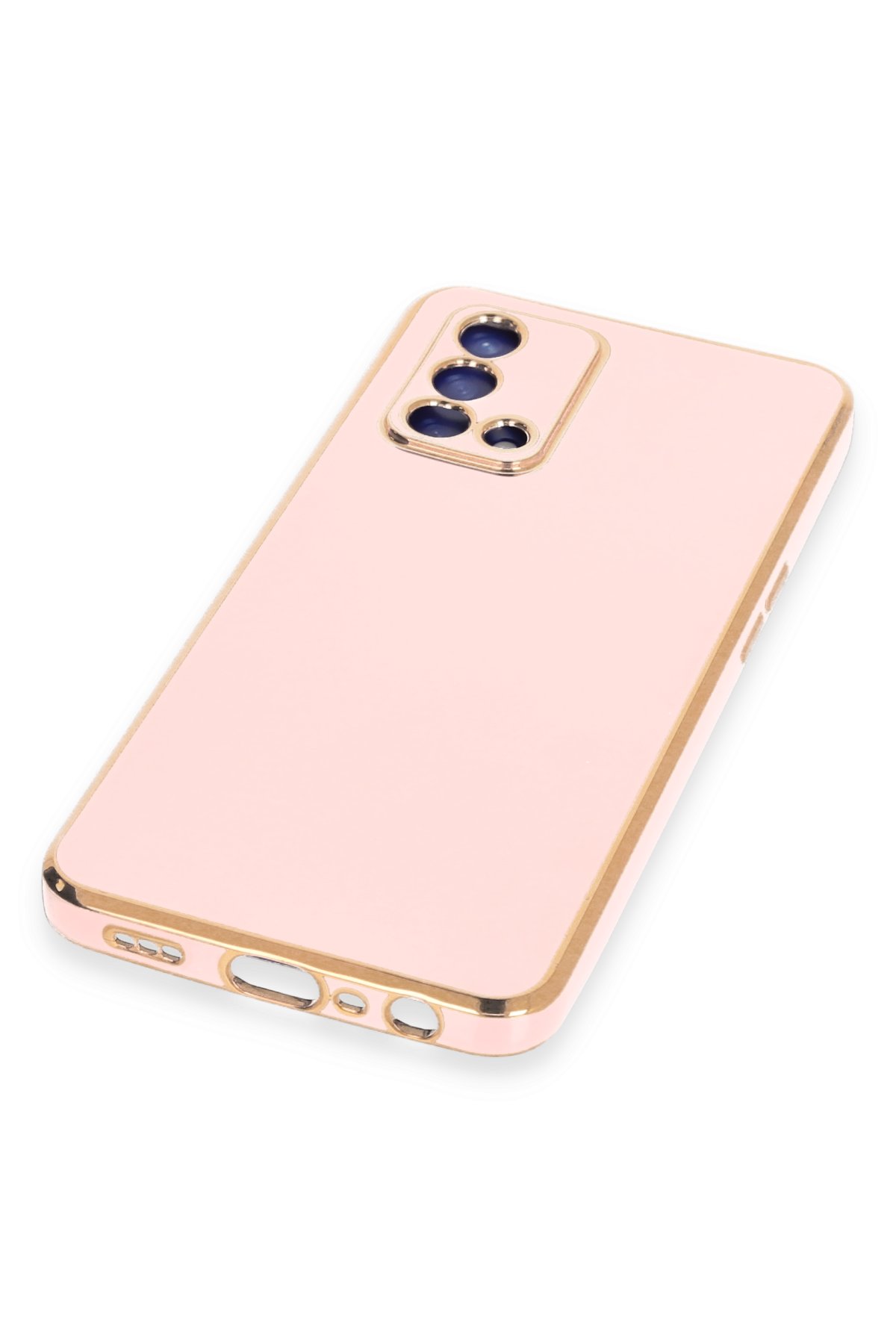 Newface Oppo A74 4G Kılıf Nano içi Kadife Silikon - Lacivert
