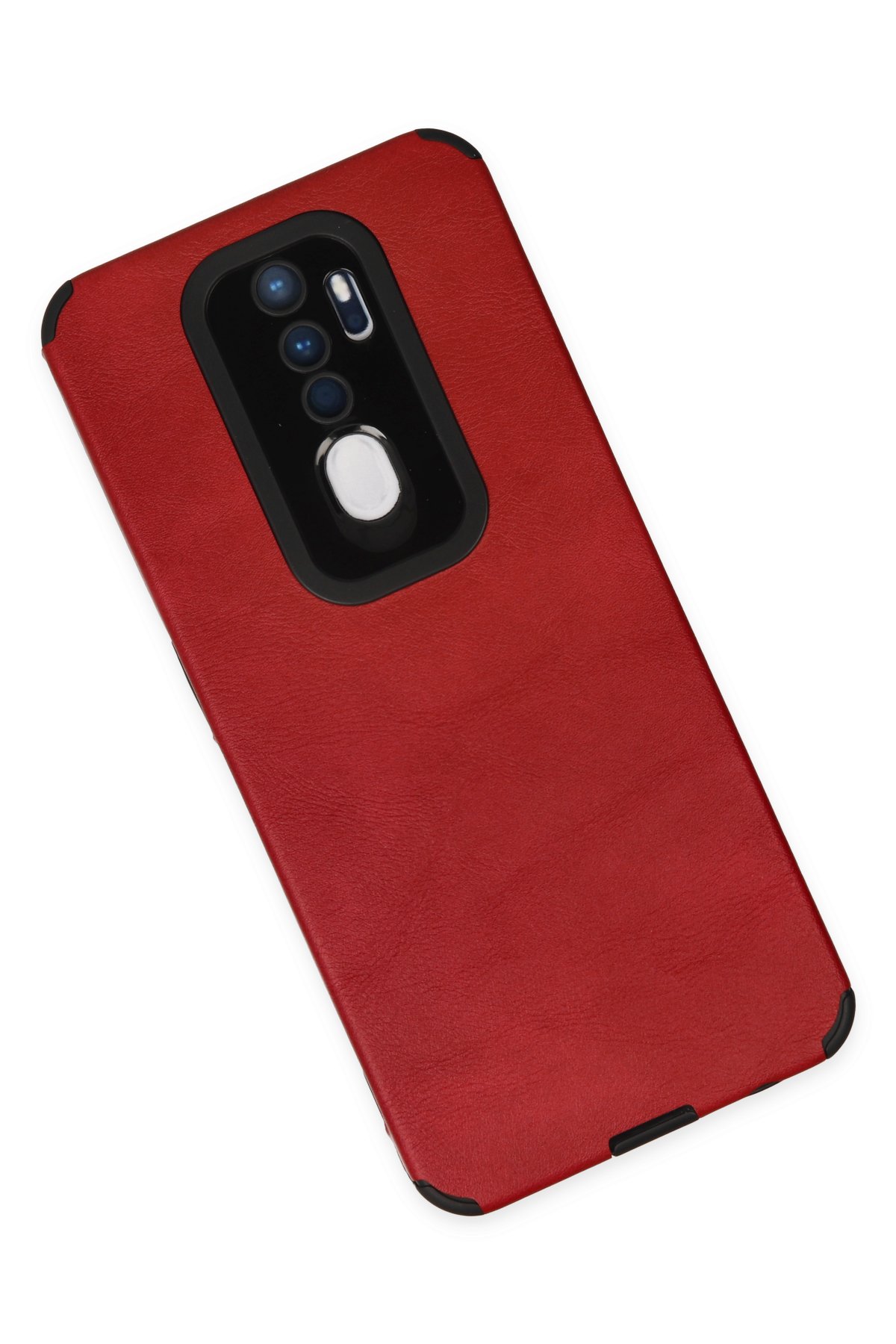 Newface Oppo A9 2020 Kılıf Trend S Plus Kapaklı Kılıf - Kırmızı