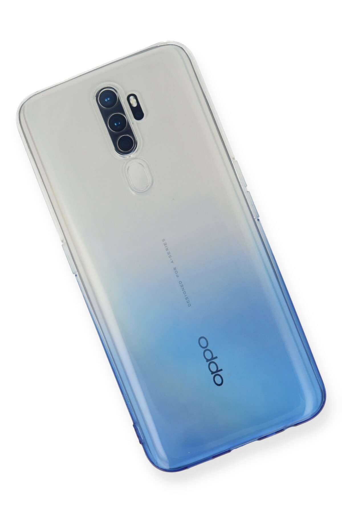 Newface Oppo A9 2020 Kılıf Loop Deri Silikon - Lacivert