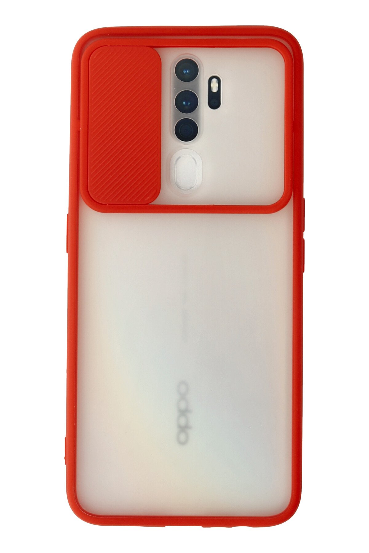 Newface Oppo A9 2020 Kılıf Trend S Plus Kapaklı Kılıf - Kırmızı