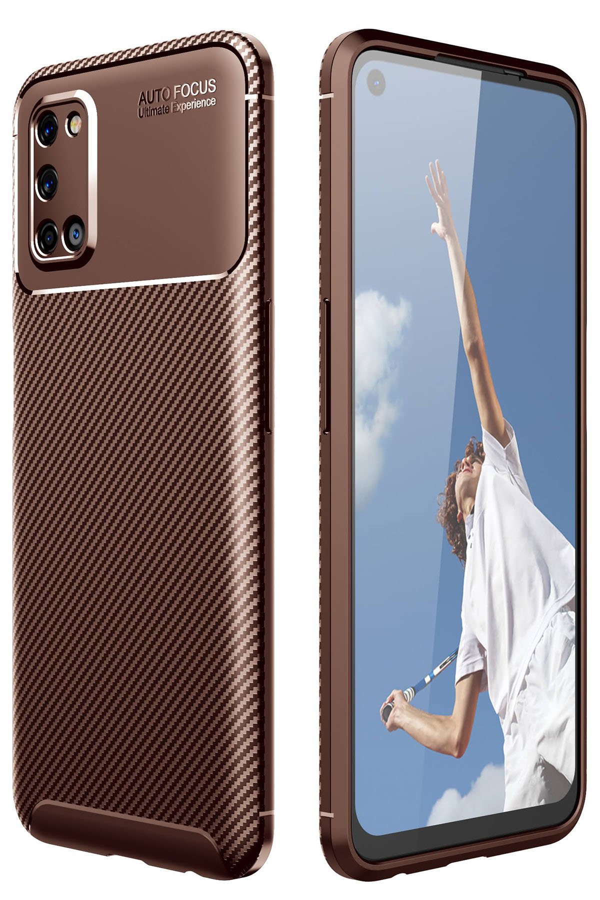 Newface Oppo A92 Kılıf Trend S Plus Kapaklı Kılıf - Kırmızı