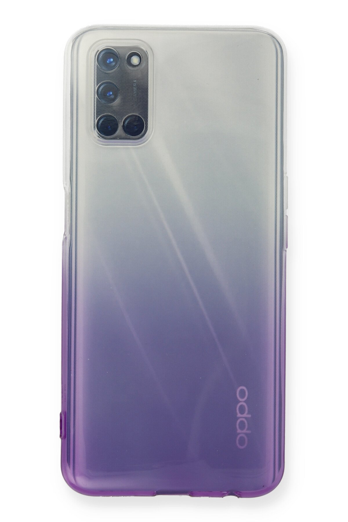 Newface Oppo A52 Kılıf Focus Karbon Silikon - Yeşil