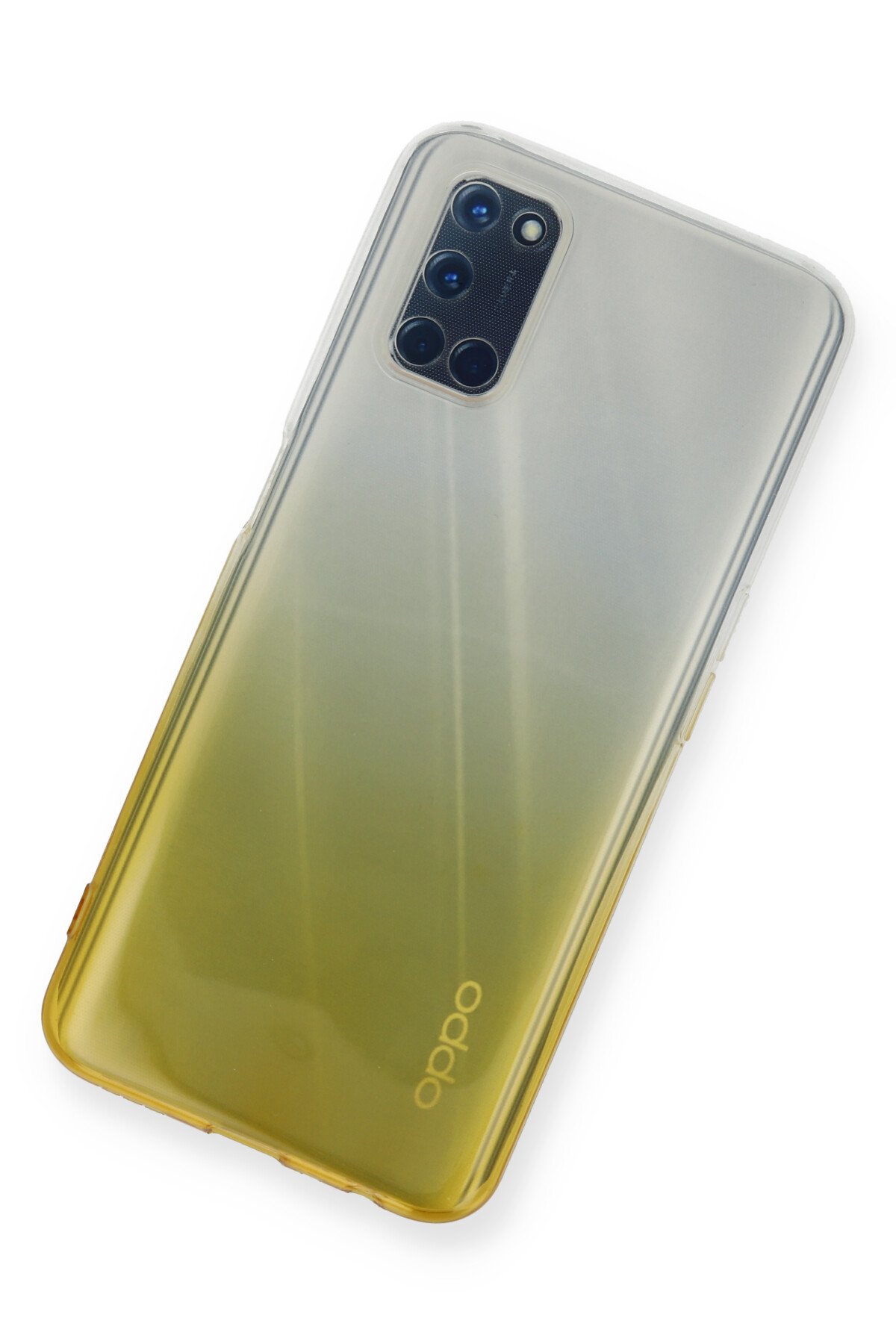 Newface Oppo A92 Kılıf Trend S Plus Kapaklı Kılıf - Gold