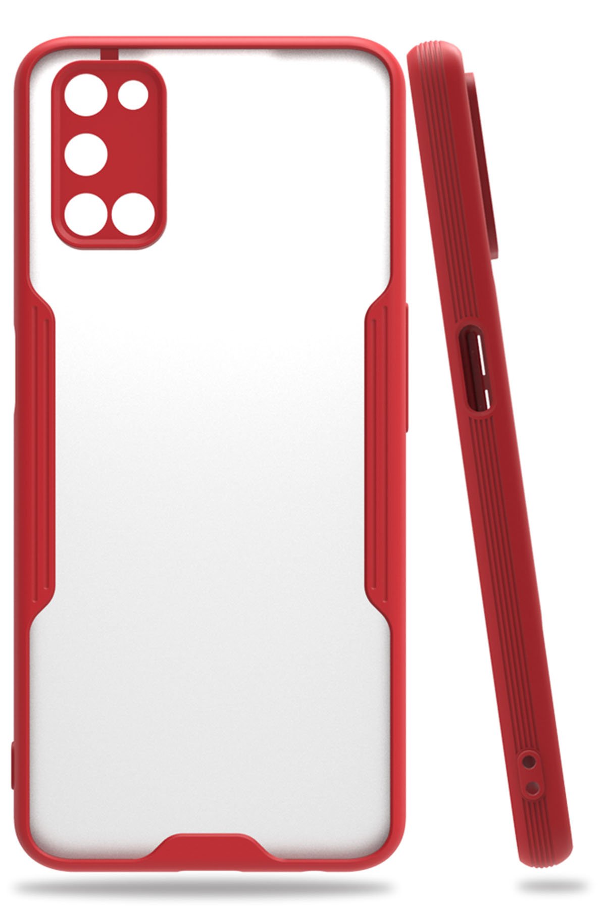 Newface Oppo A92 Kılıf Trend S Plus Kapaklı Kılıf - Kırmızı