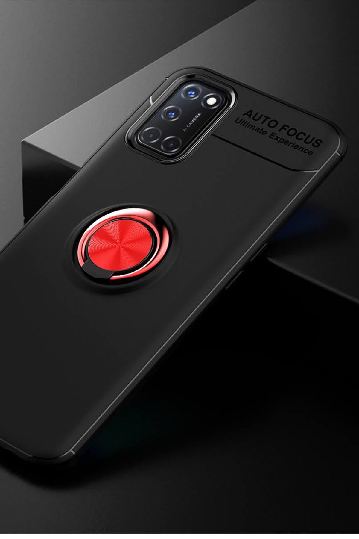 Newface Oppo A92 Kılıf Montreal Silikon Kapak - Siyah