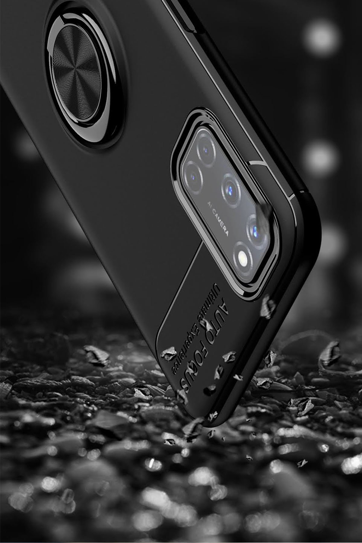 Newface Oppo A92 Kılıf Montreal Silikon Kapak - Siyah