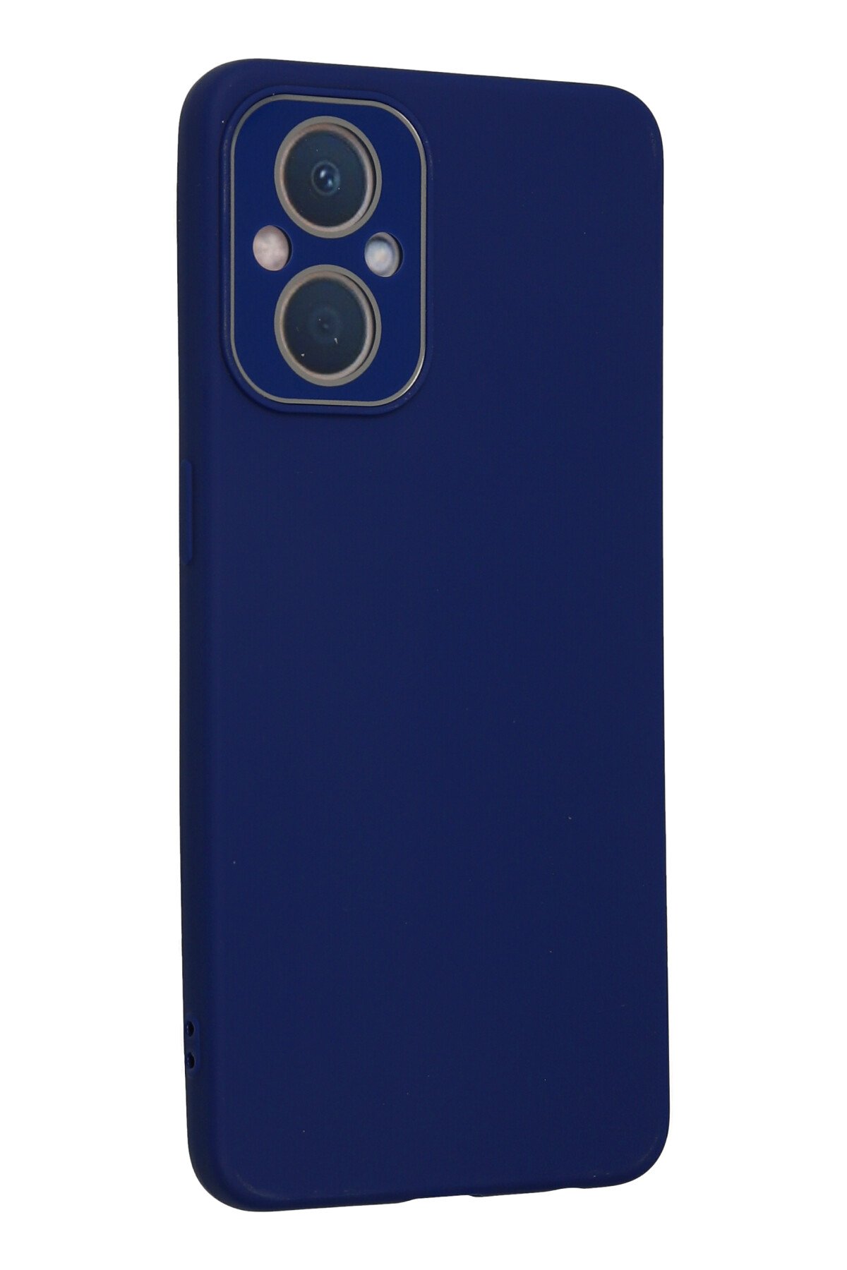 Newface Oppo Reno 7 Lite Kılıf Nano içi Kadife Silikon - Siyah