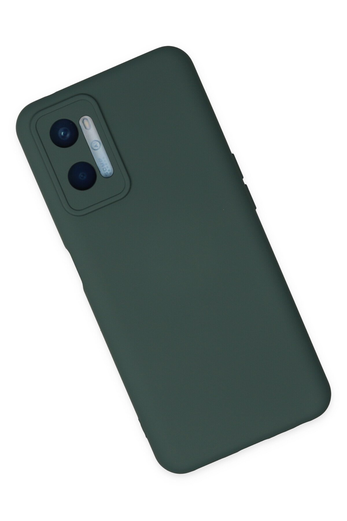 Newface Oppo A96 Kılıf Nano içi Kadife Silikon - Gri