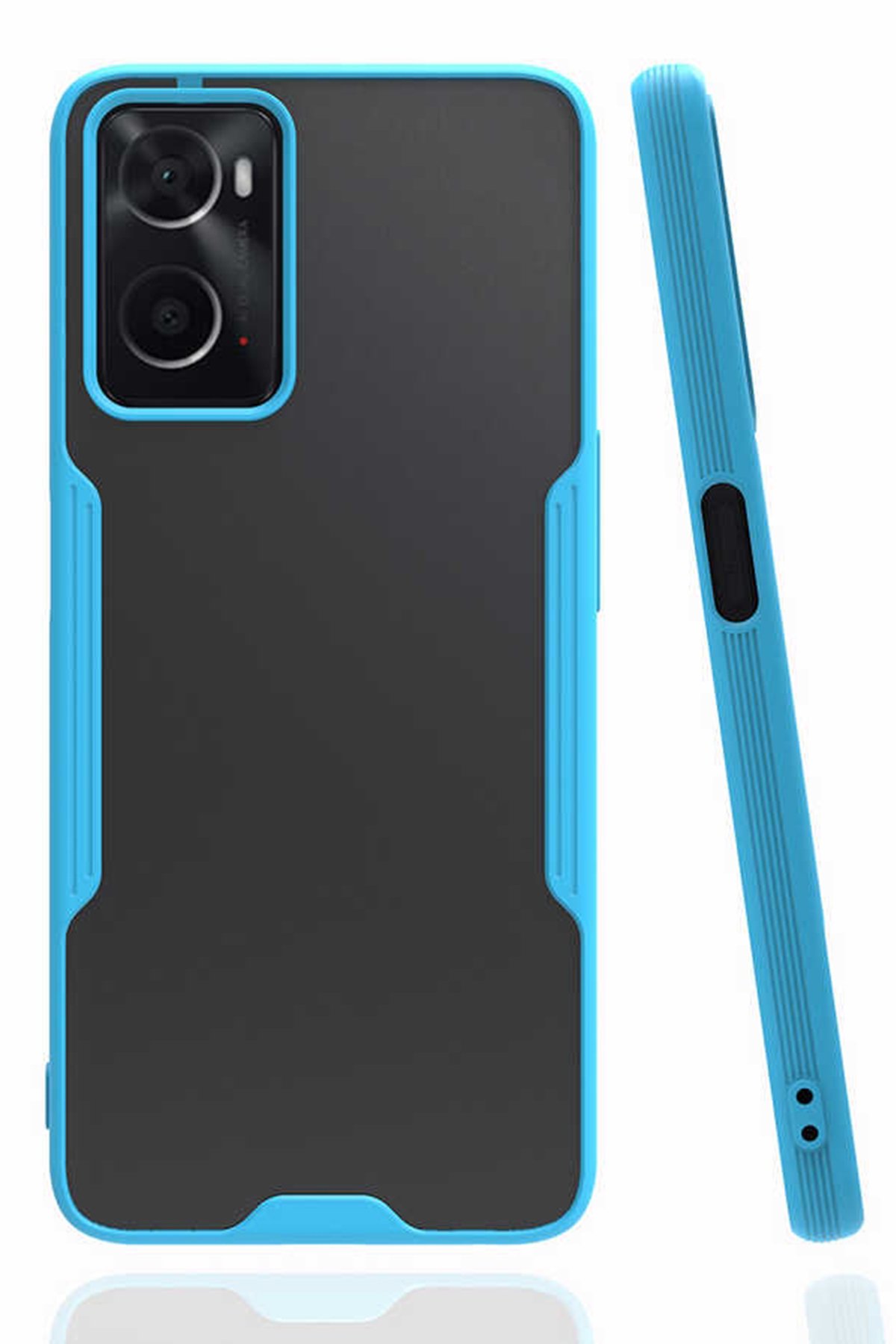 Newface Oppo A96 Kılıf First Silikon - Siyah