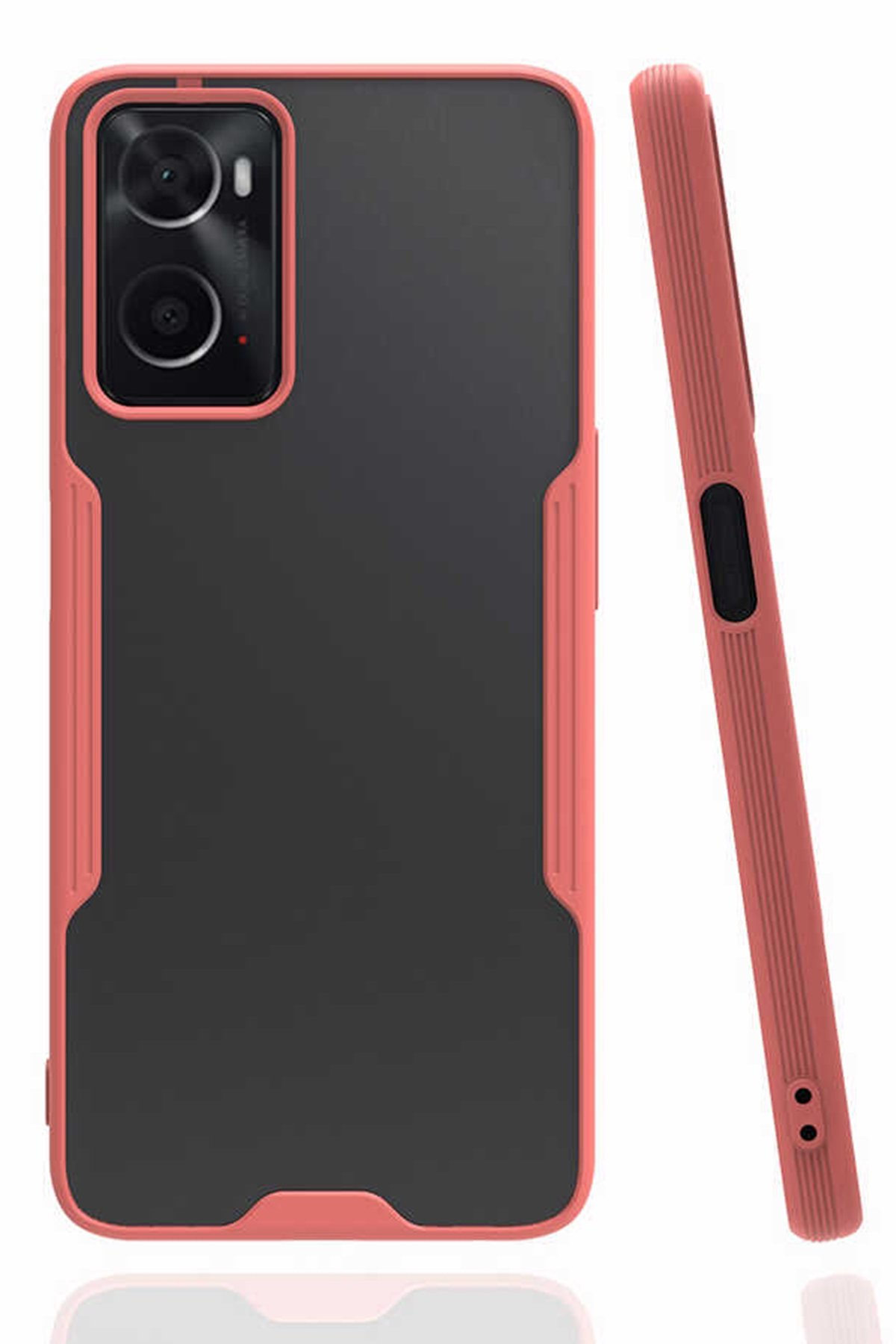 Newface Oppo A96 Kılıf Nano içi Kadife Silikon - Siyah