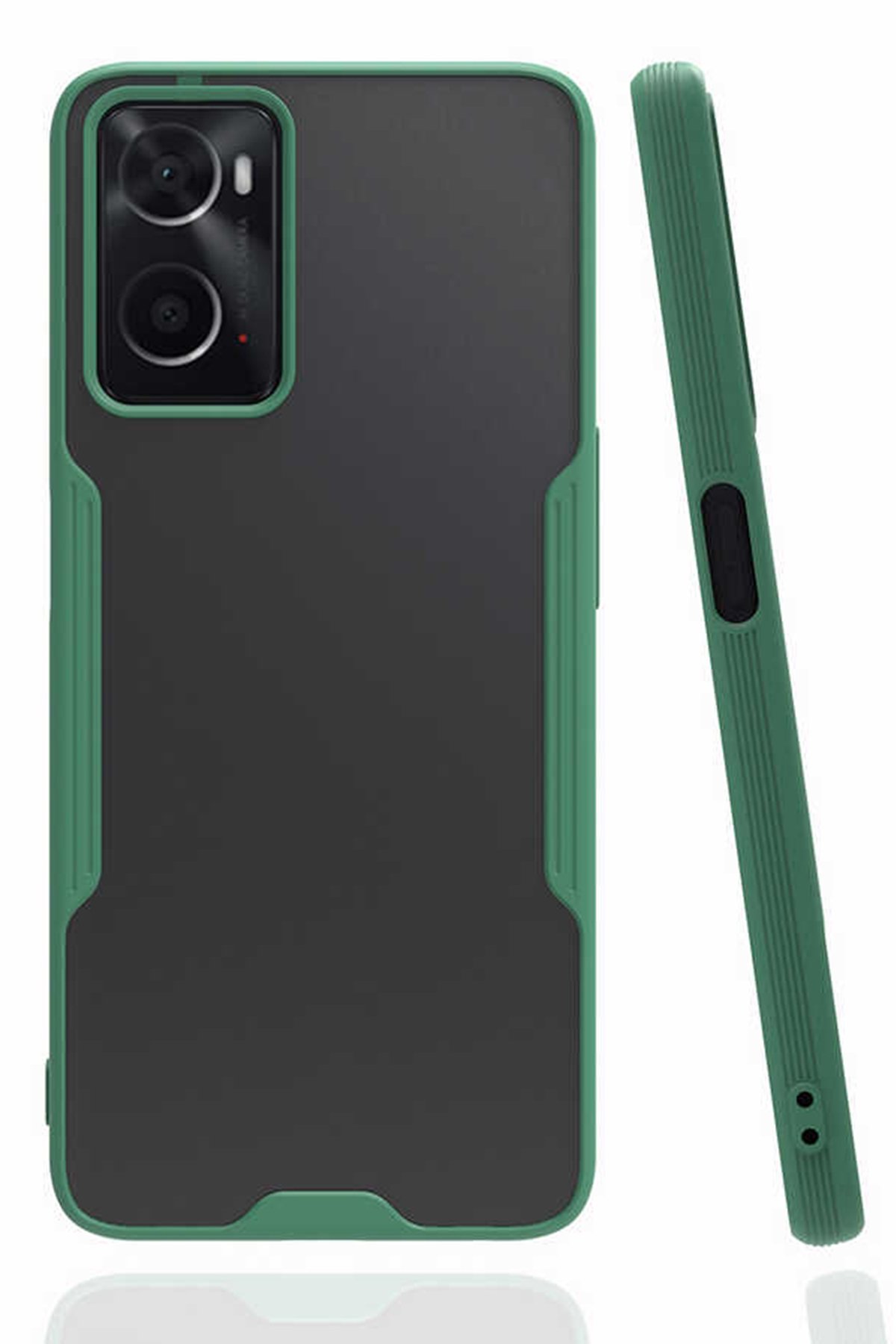 Newface Oppo A96 Kılıf Montreal Silikon Kapak - Siyah