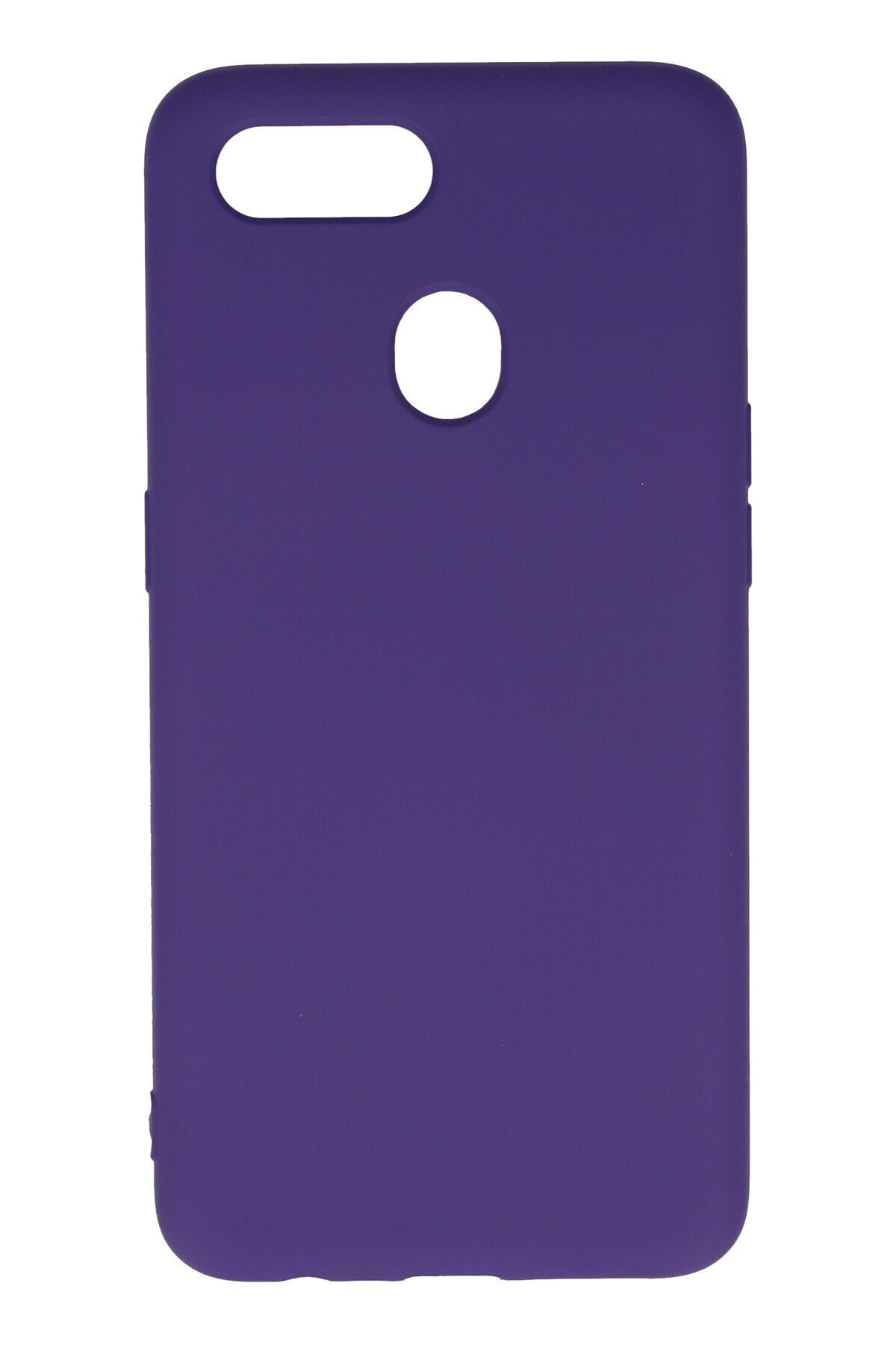Newface Oppo AX7 Kılıf Range Yüzüklü Silikon - Siyah-Kırmızı