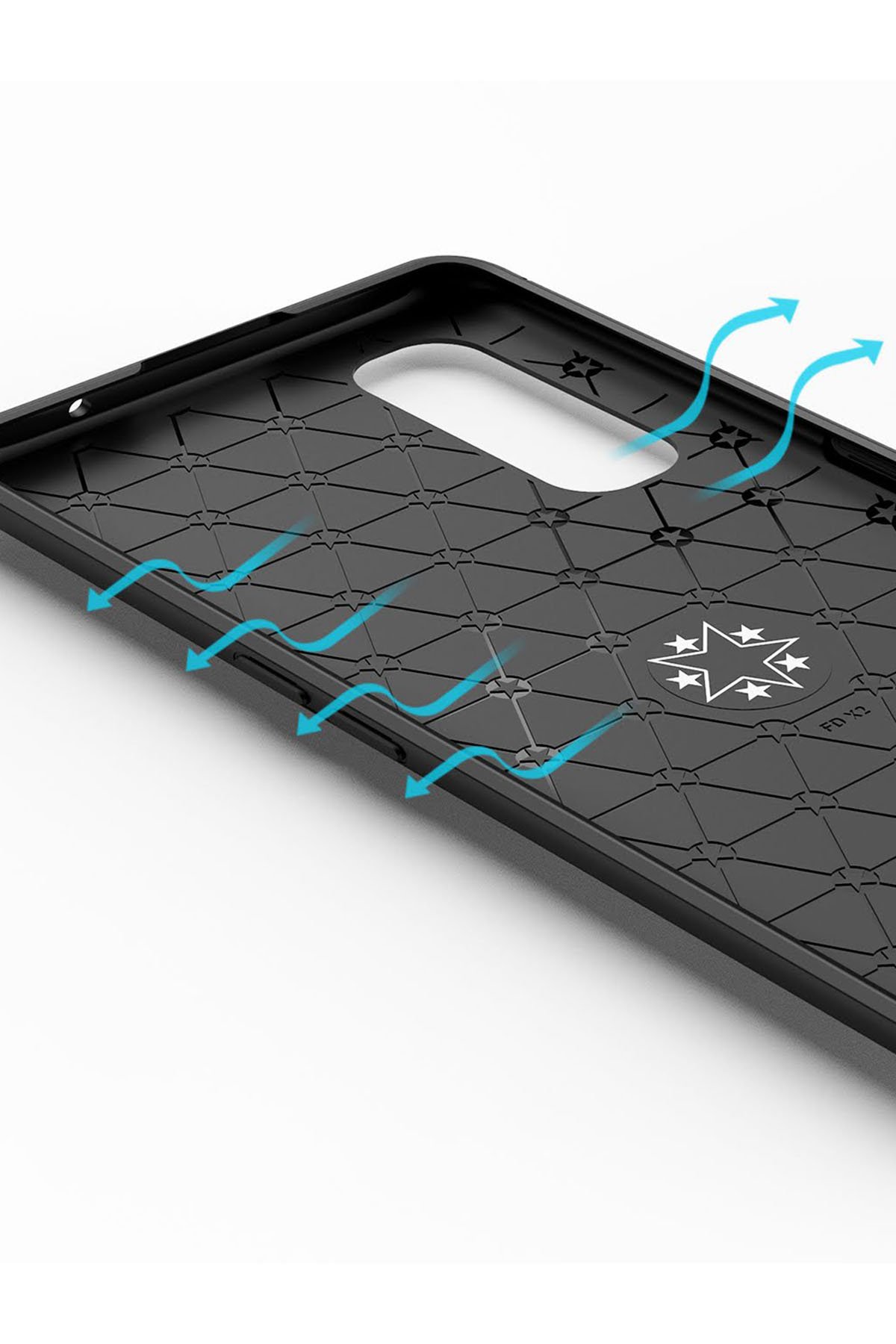Newface Oppo Find X2 Kılıf Montreal Silikon Kapak - Yeşil