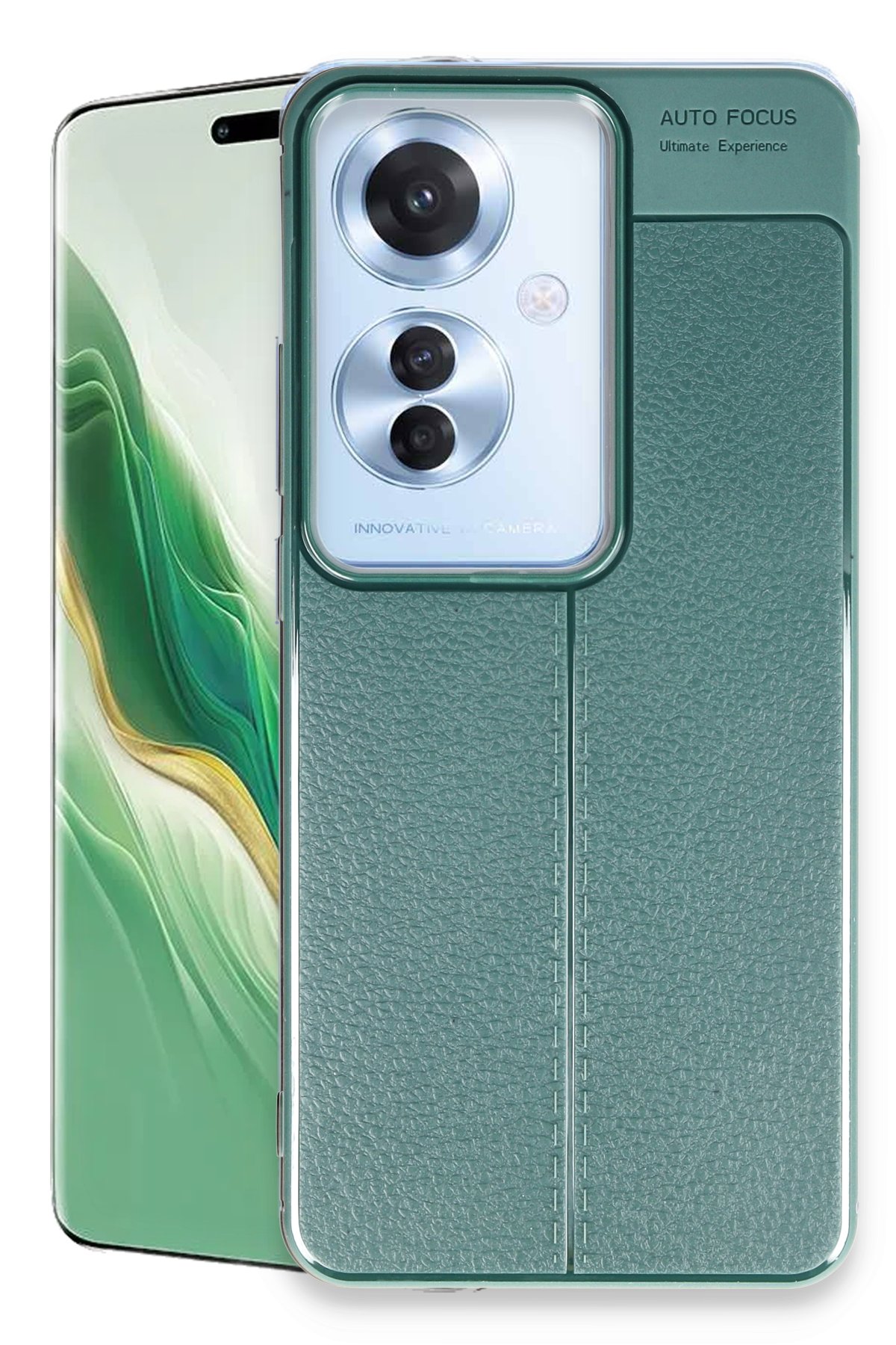 Newface Oppo Reno 11F Kılıf Petek Silikon Kapak - Mavi