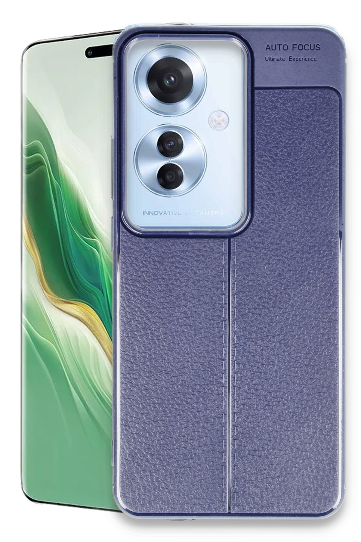 Newface Oppo Reno 11F Kılıf Petek Silikon Kapak - Siyah