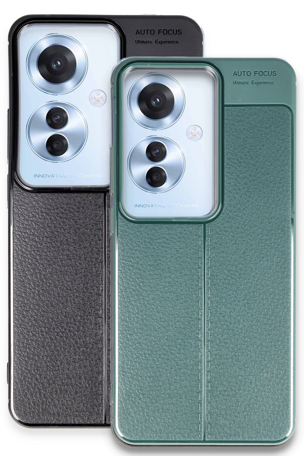 Newface Oppo Reno 11F Kılıf Petek Silikon Kapak - Siyah