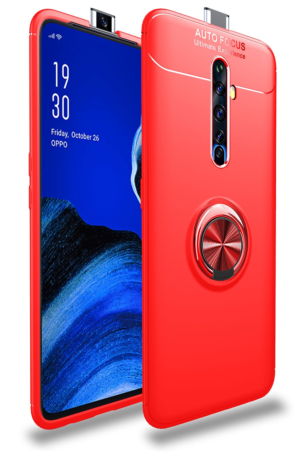 Newface Oppo Reno 2Z Kılıf Montreal Silikon Kapak - Lacivert