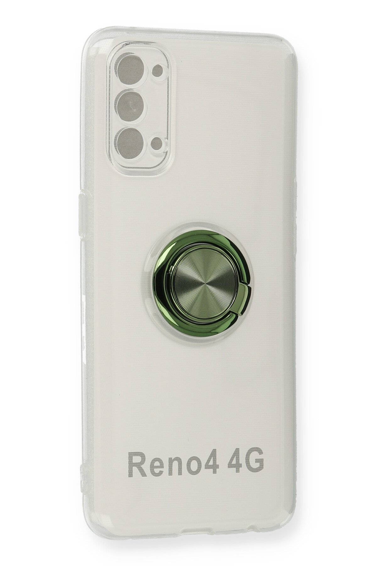 Newface Oppo Reno 4 Kılıf Focus Karbon Silikon - Lacivert